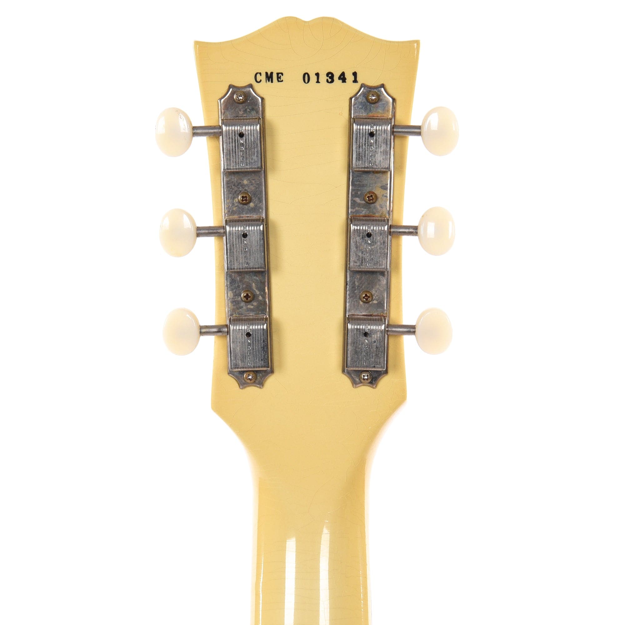 Gibson Custom Shop 1963 SG Junior Reissue Heavy Antique Polaris White Murphy Lab Ultra Light Aged Electric Guitars / Solid Body