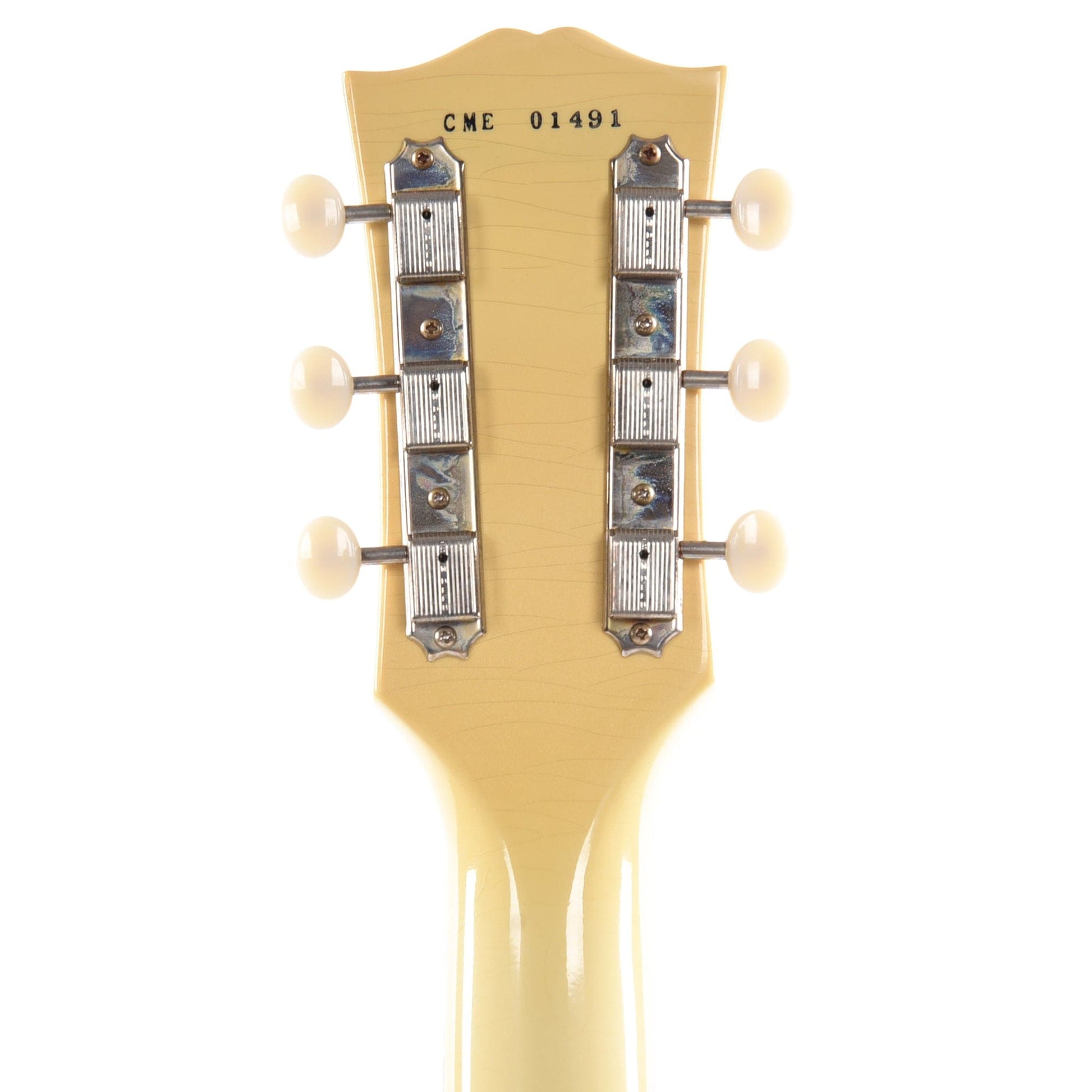 Gibson Custom Shop 1963 SG Junior Reissue Heavy Antique Polaris White Murphy Lab Ultra Light Aged Electric Guitars / Solid Body