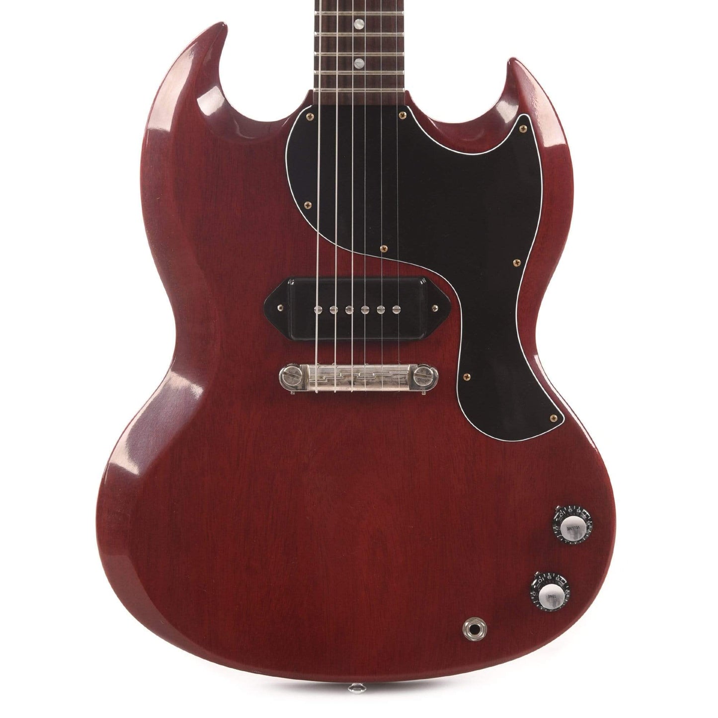 Gibson Custom Shop 1963 SG Junior Reissue Lightning Bar Cherry Red VOS Electric Guitars / Solid Body