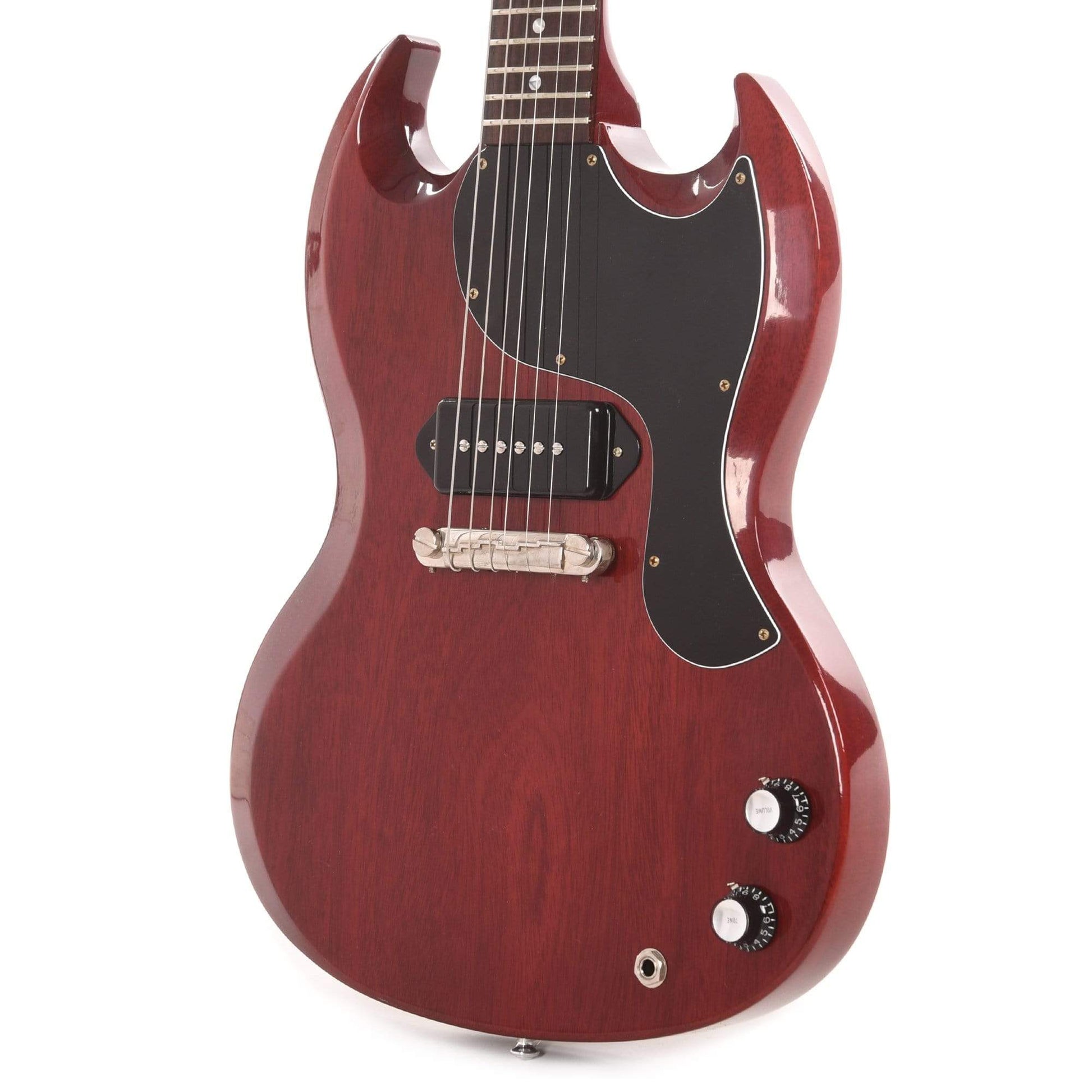 Gibson Custom Shop 1963 SG Junior Reissue Lightning Bar Cherry Red VOS Electric Guitars / Solid Body