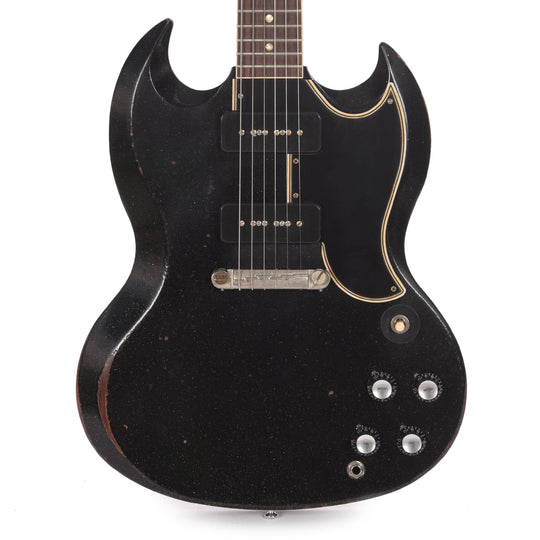 Gibson Custom Shop 1963 SG Special Reissue Antique Black Sparkle Murphy Lab Heavy Aged Electric Guitars / Solid Body