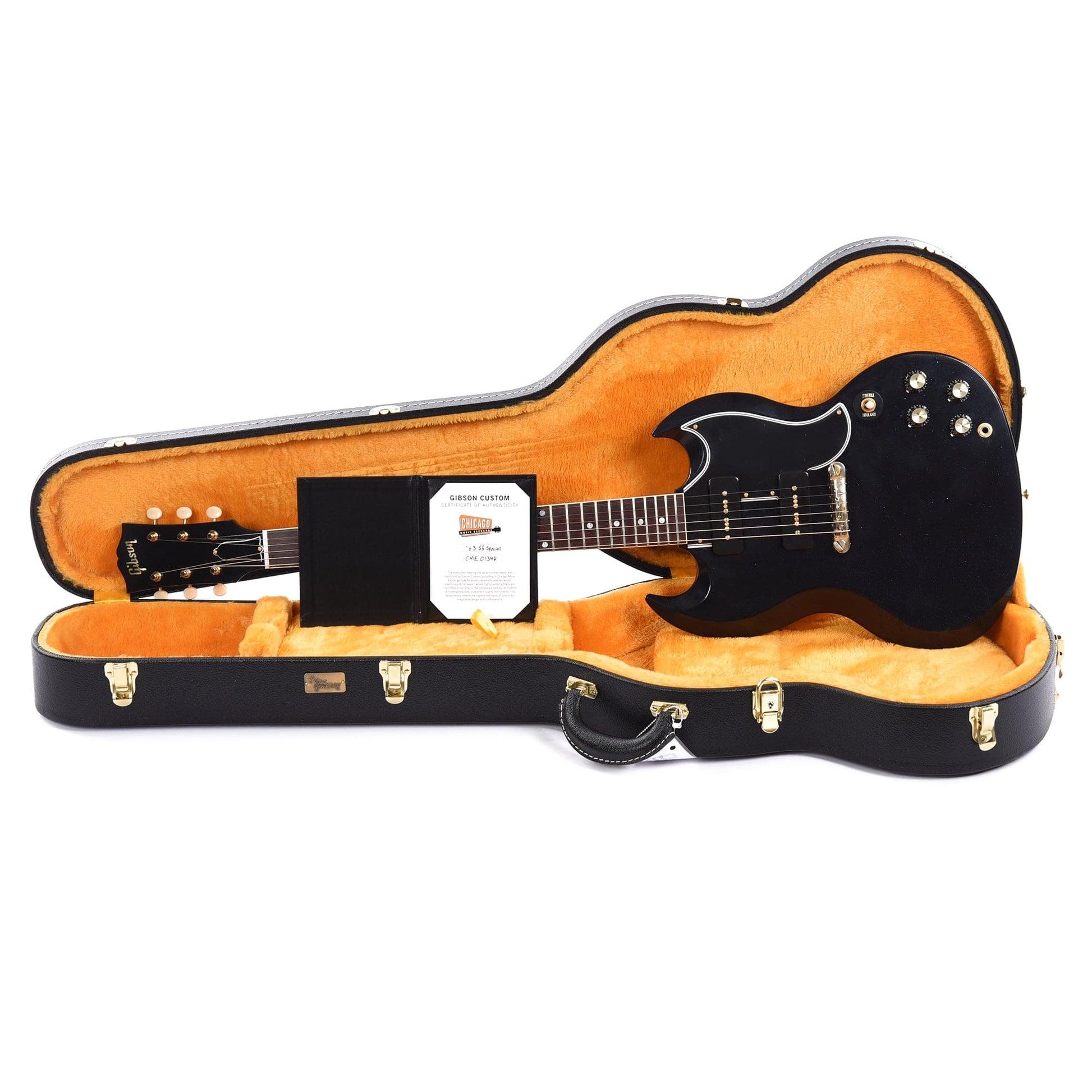 Gibson Custom Shop 1963 SG Special Reissue Antique Brunswick Blue Sparkle VOS Electric Guitars / Solid Body