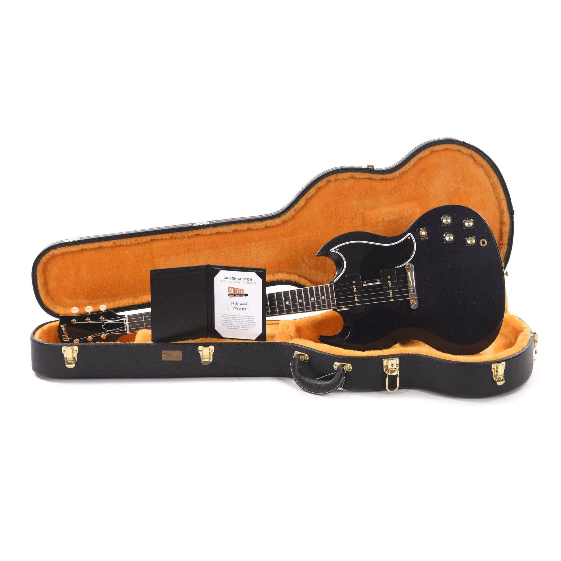 Gibson Custom Shop 1963 SG Special Reissue Antique Brunswick Blue Sparkle VOS Electric Guitars / Solid Body