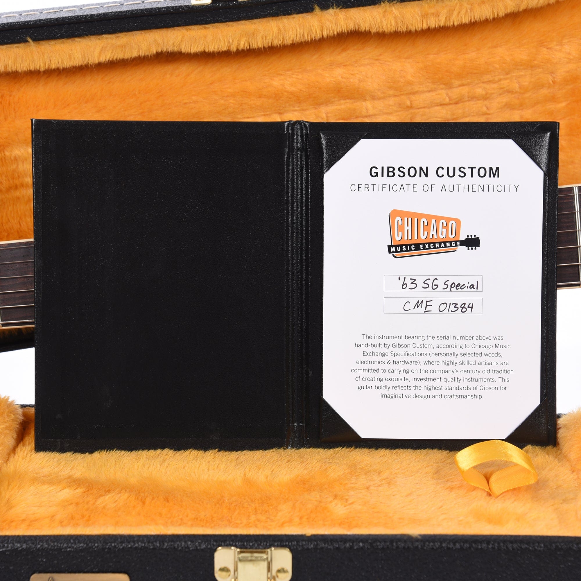 Gibson Custom Shop 1963 SG Special Reissue Antique Polaris White VOS Electric Guitars / Solid Body