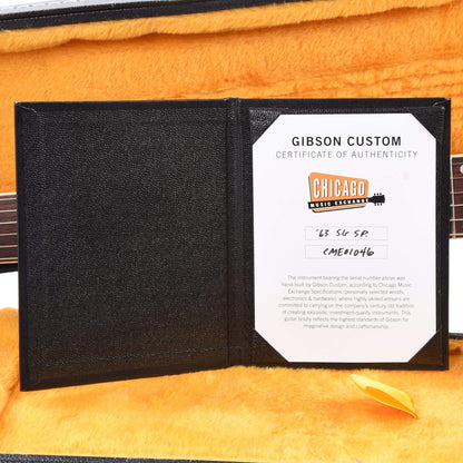 Gibson Custom Shop 1963 SG Special Reissue "CME Spec" Antique Polaris White VOS Electric Guitars / Solid Body