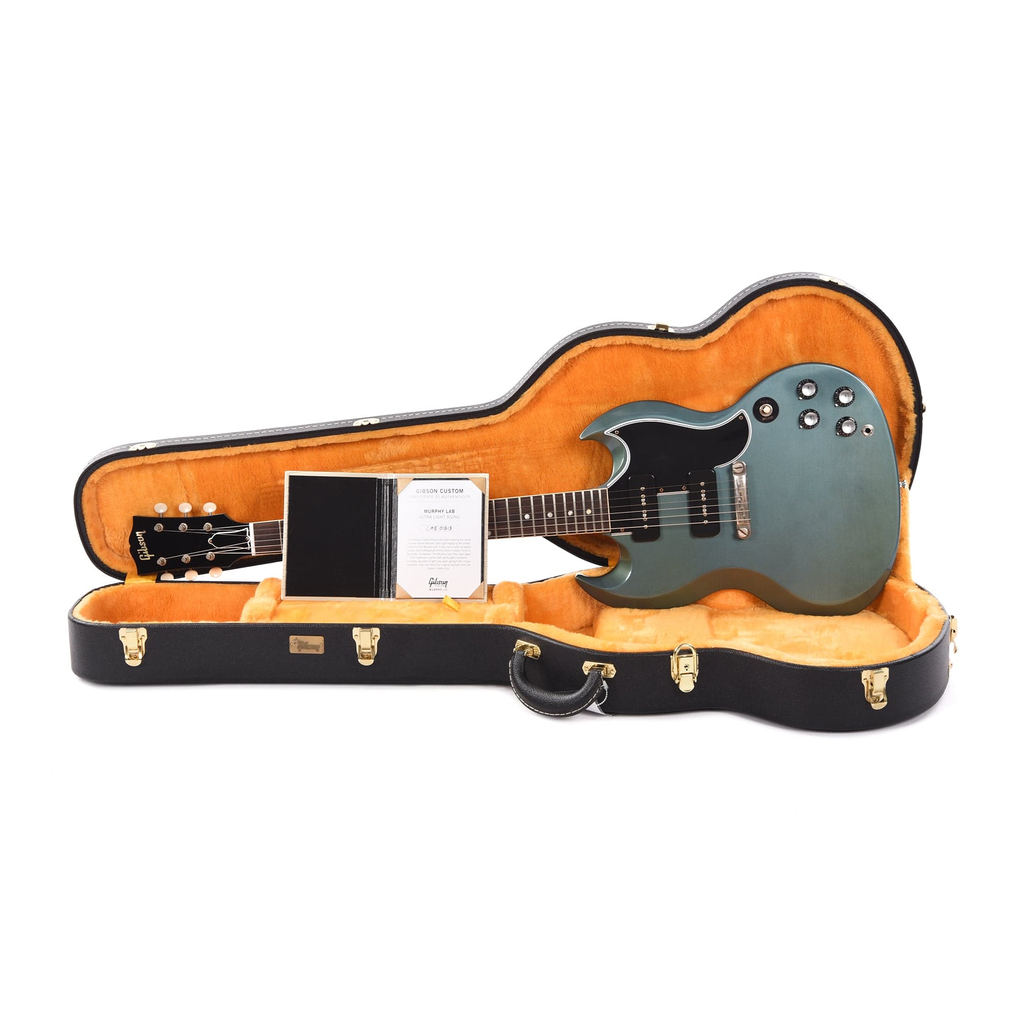 Gibson Custom Shop 1963 SG Special Reissue Heavy Antique Pelham Blue Murphy Lab Ultra Light Aged Electric Guitars / Solid Body