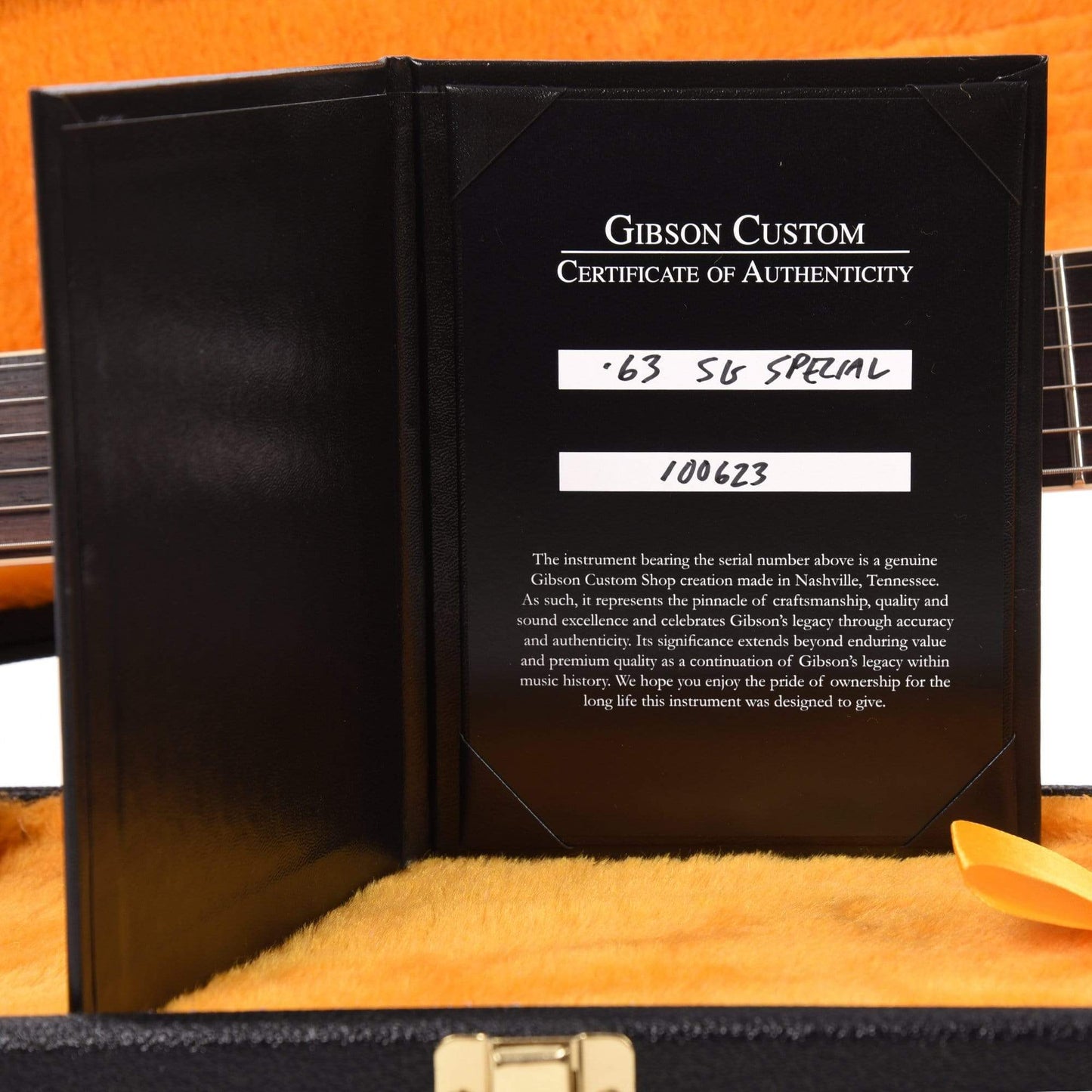 Gibson Custom Shop 1963 SG Special Reissue Lightning Bar Cherry Red VOS Electric Guitars / Solid Body