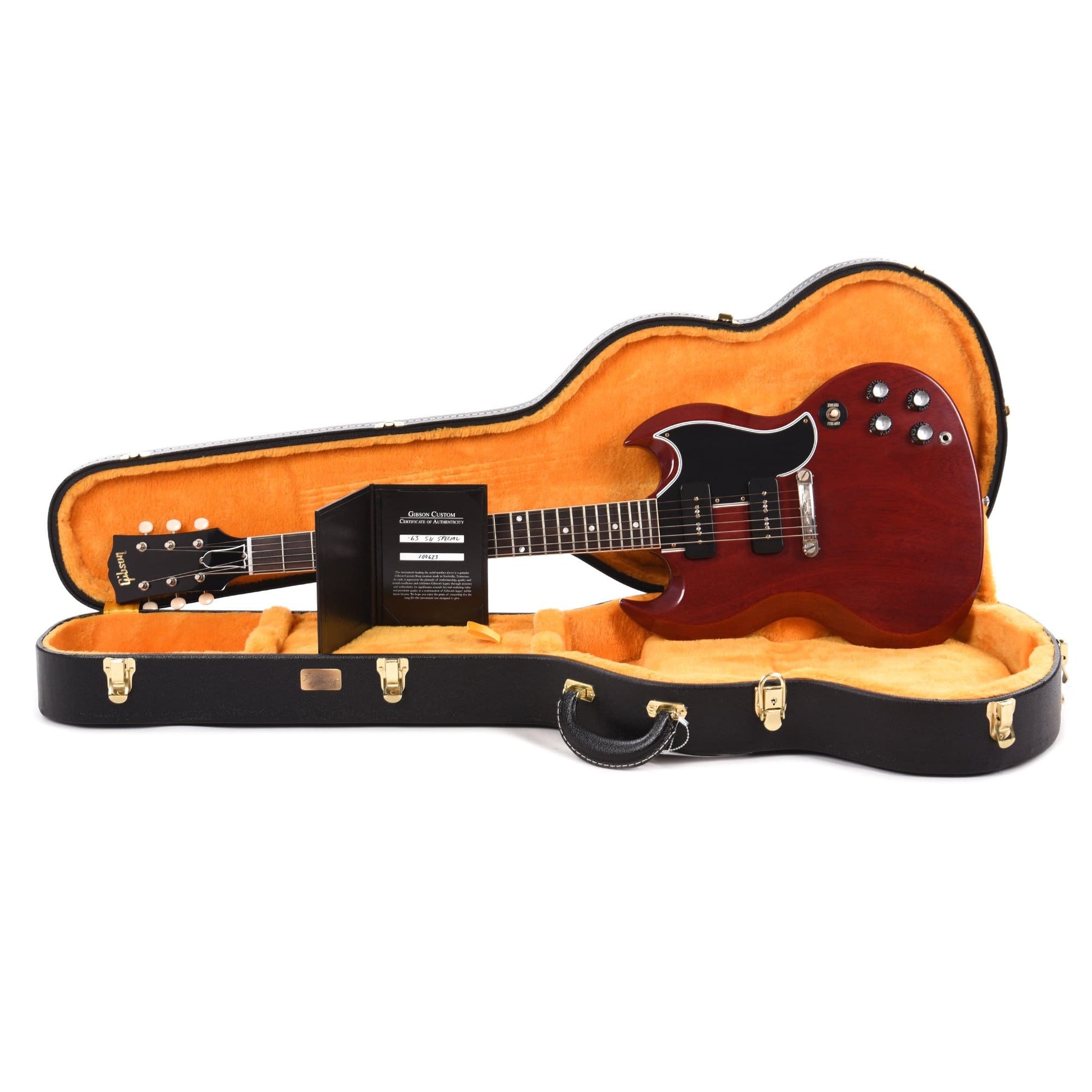 Gibson Custom Shop 1963 SG Special Reissue Lightning Bar Cherry Red VOS Electric Guitars / Solid Body
