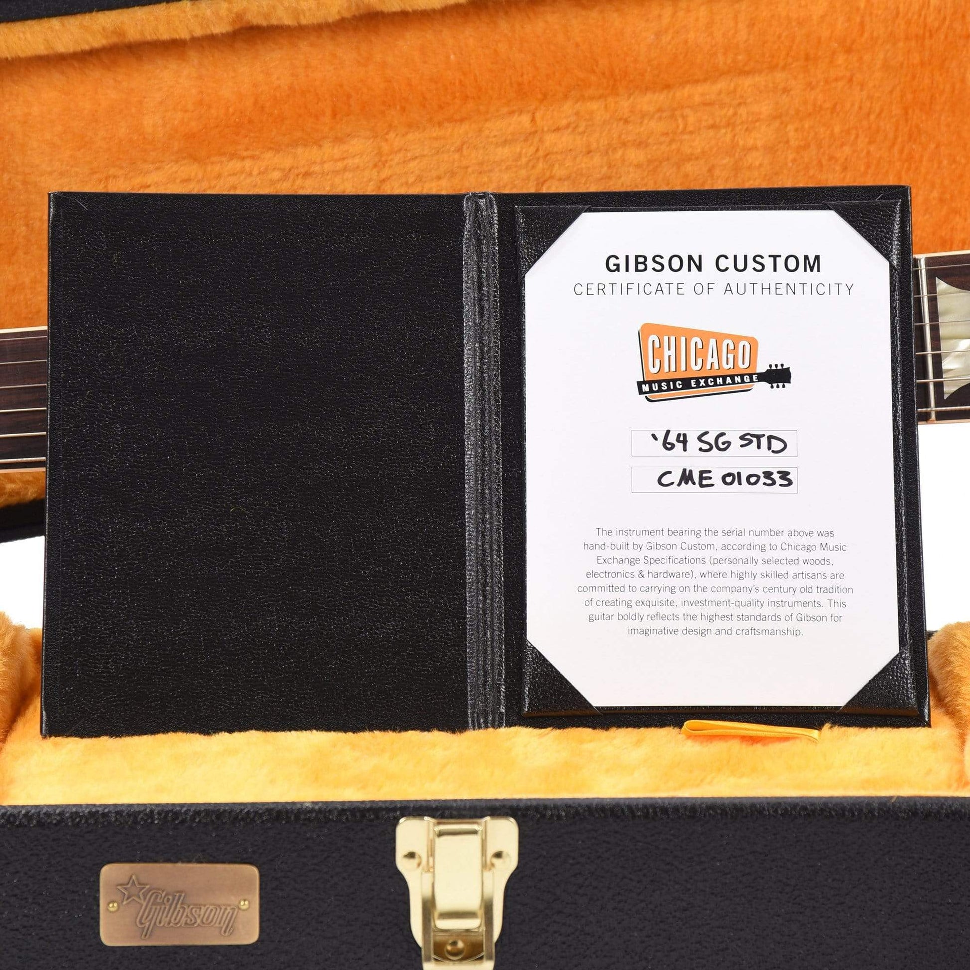 Gibson Custom Shop 1964 SG Standard "CME Spec" True Historic Red Aniline Dye VOS Electric Guitars / Solid Body