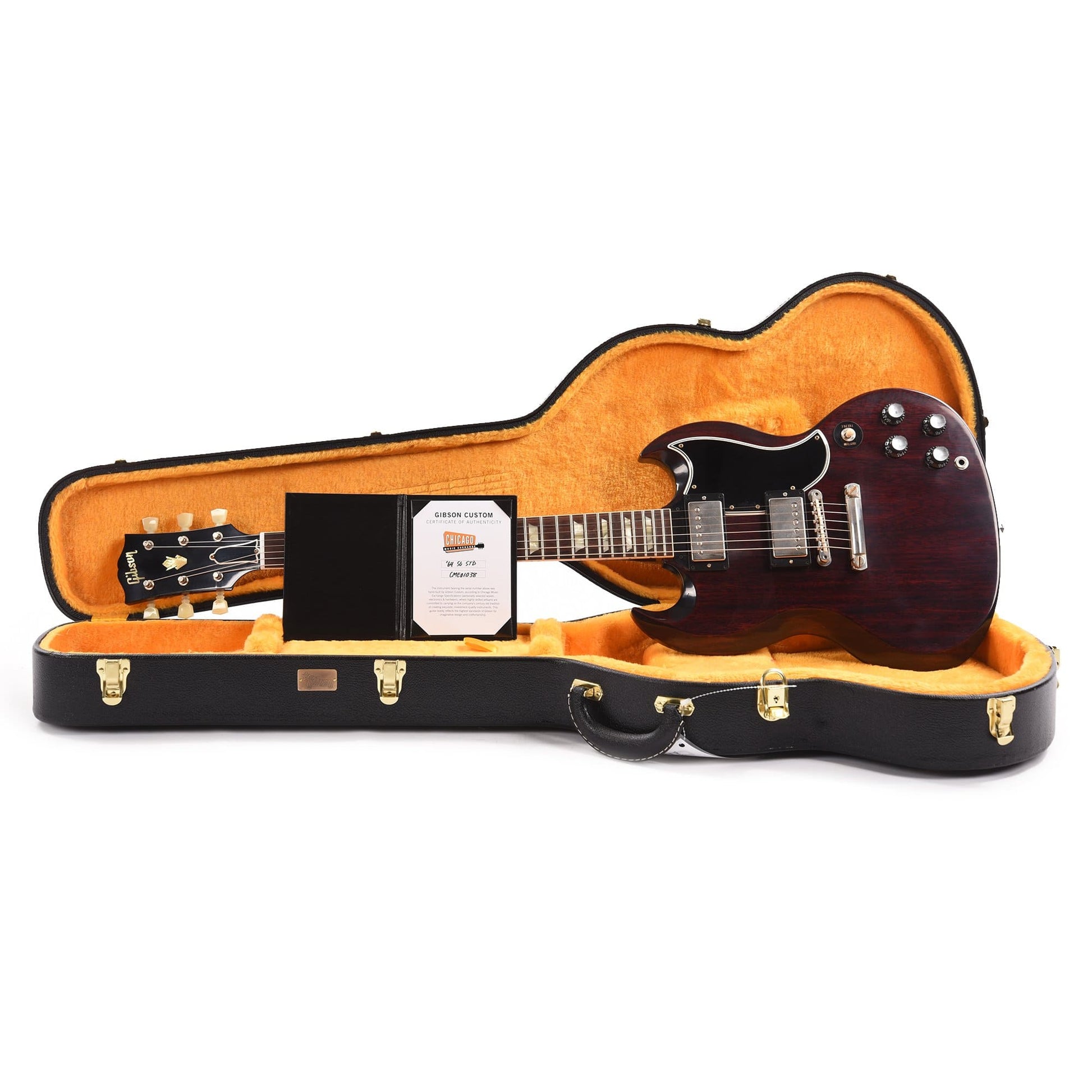 Gibson Custom Shop 1964 SG Standard "CME Spec" True Historic Red Aniline Dye VOS Electric Guitars / Solid Body