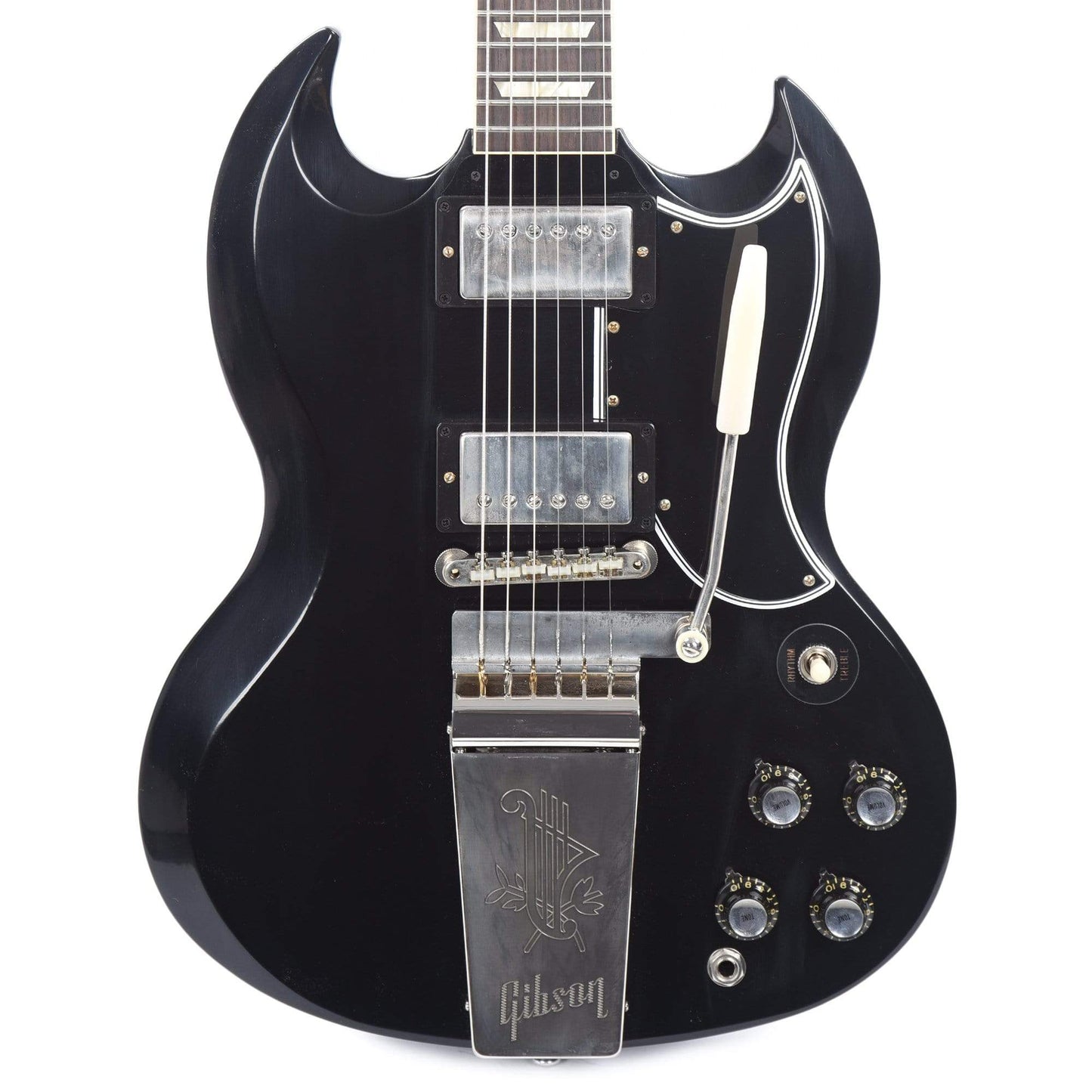 Gibson Custom Shop 1964 SG Standard Reissue "CME Spec" Heavy Antique Ebony VOS w/Maestro Vibrola Electric Guitars / Solid Body