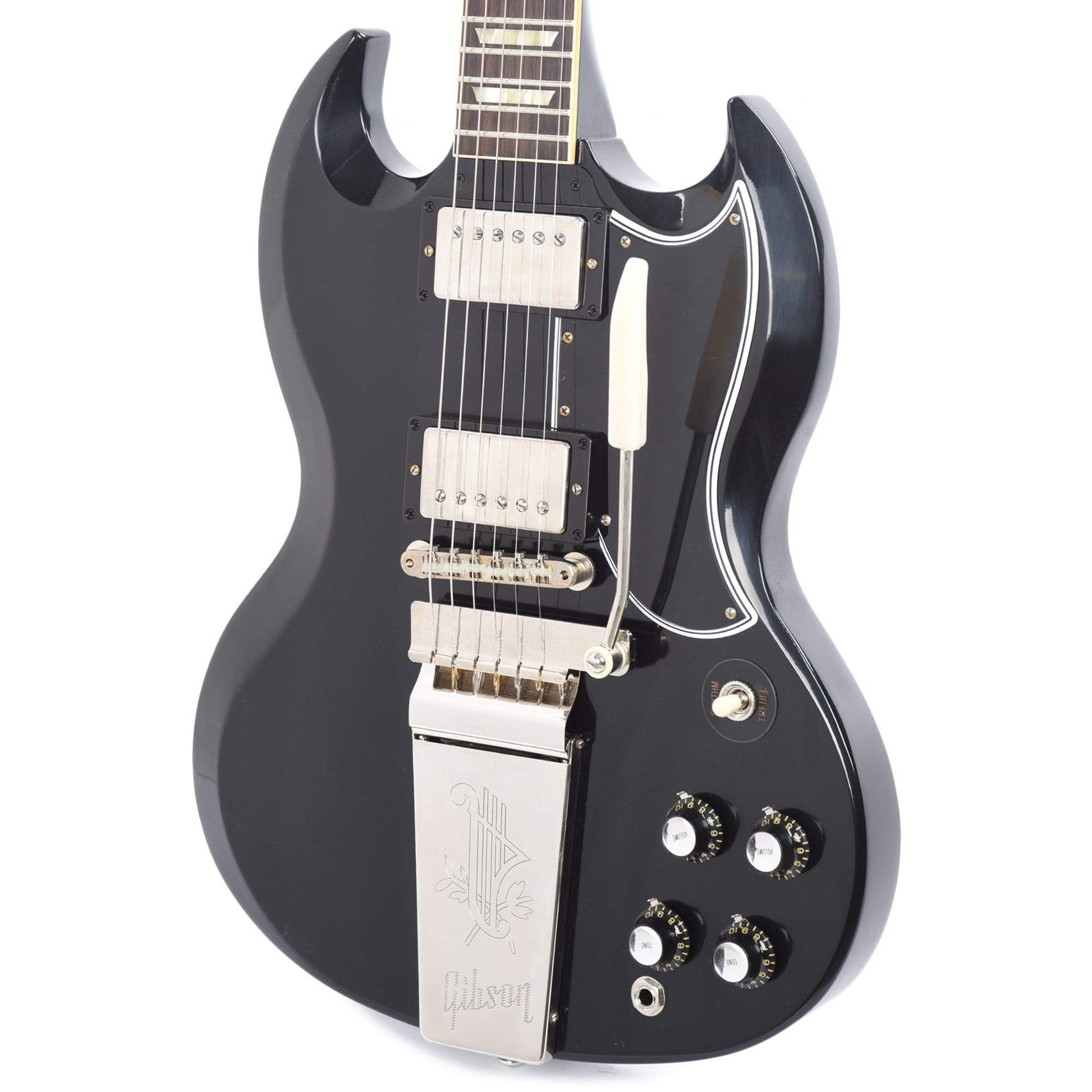 Gibson Custom Shop 1964 SG Standard Reissue "CME Spec" Heavy Antique Ebony VOS w/Maestro Vibrola Electric Guitars / Solid Body