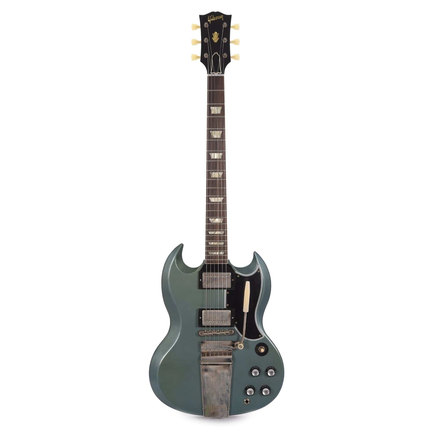Gibson Custom Shop 1964 SG Standard Reissue "CME Spec" Heavy Antique Pelham Blue Murphy Lab Ultra Light Aged w/Maestro Vibrola Electric Guitars / Solid Body