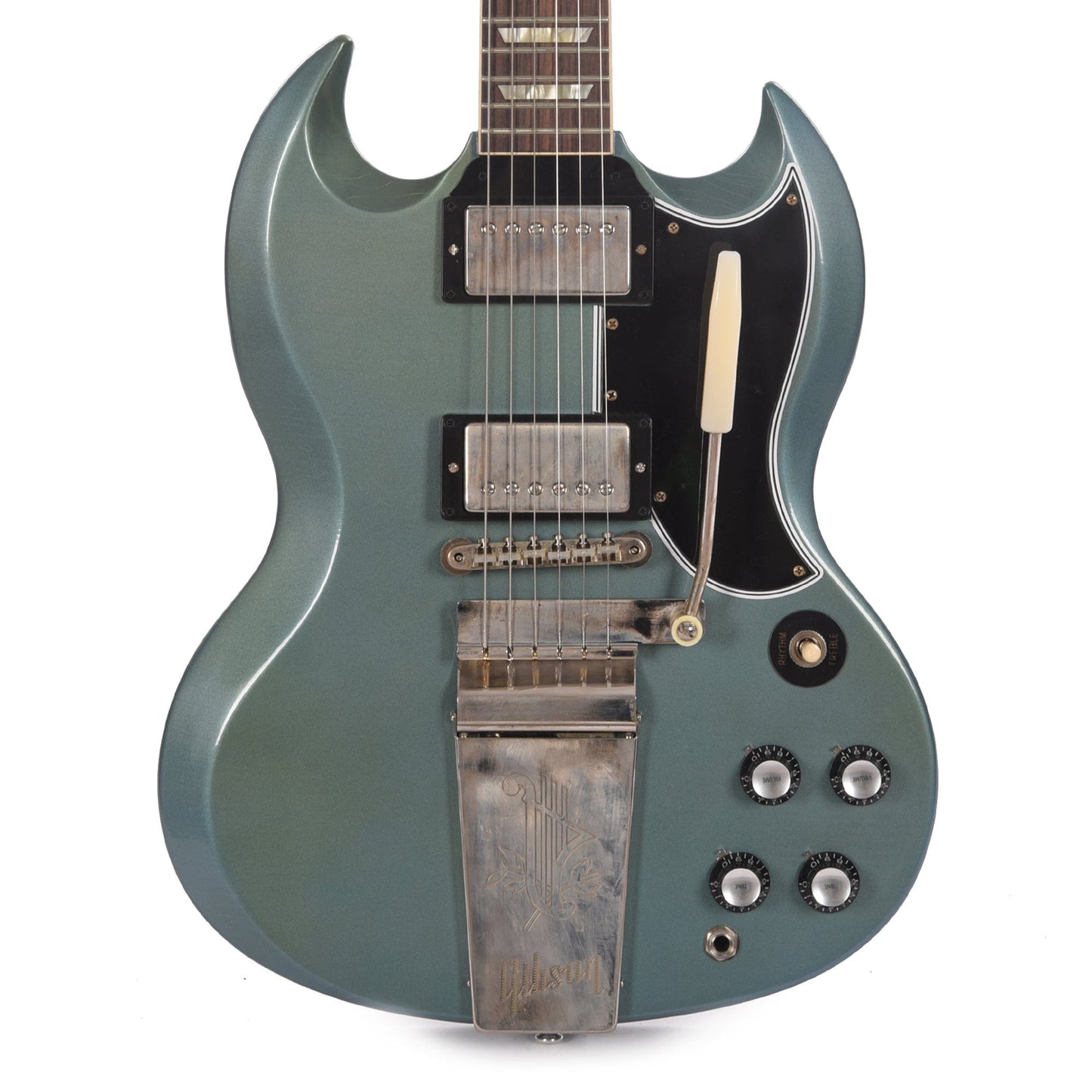 Gibson Custom Shop 1964 SG Standard Reissue "CME Spec" Heavy Antique Pelham Blue Murphy Lab Ultra Light Aged w/Maestro Vibrola Electric Guitars / Solid Body
