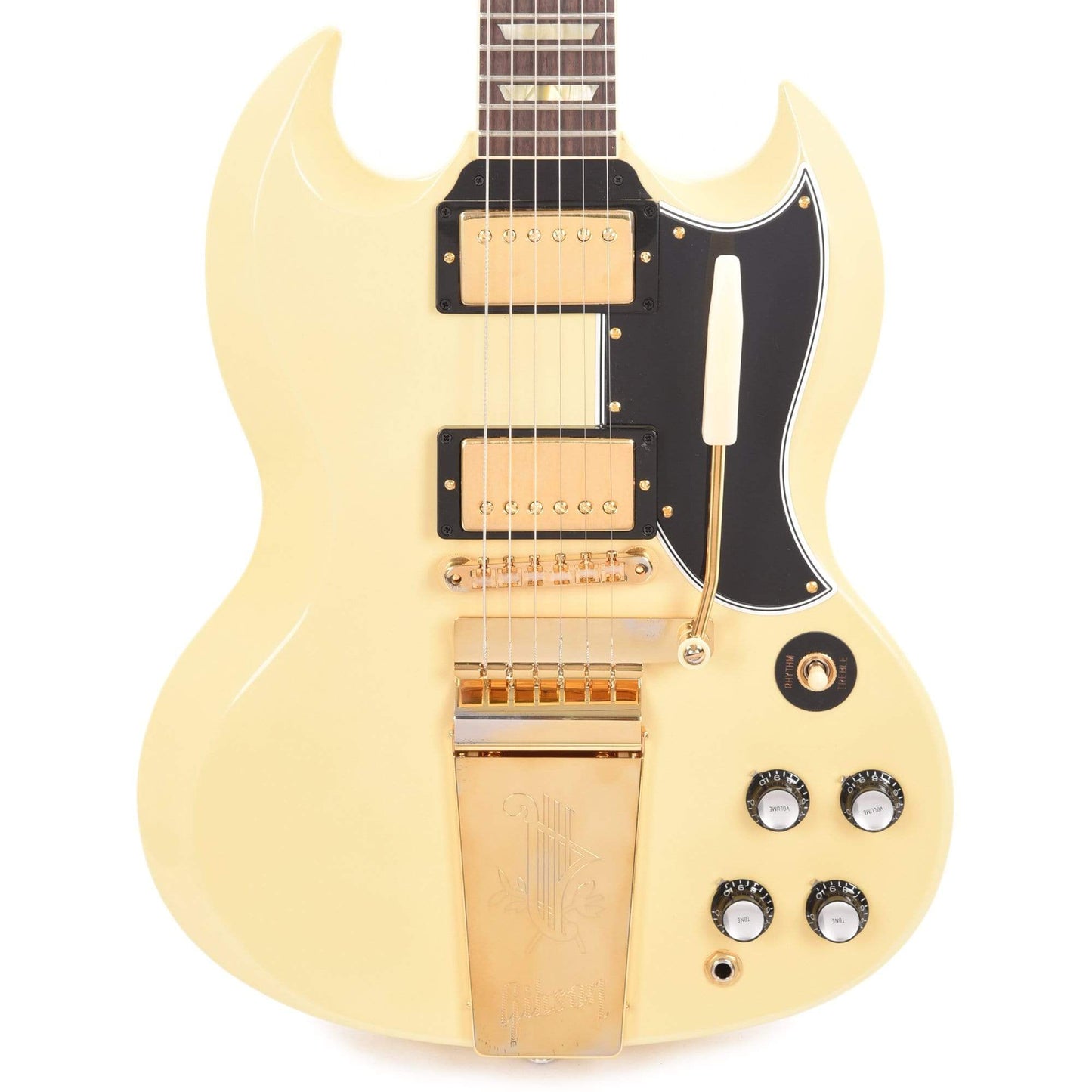 Gibson Custom Shop 1964 SG Standard Reissue "CME Spec" Heavy Antique Polaris White VOS w/Maestro Vibrola Electric Guitars / Solid Body