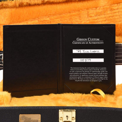 Gibson Custom Shop 1964 Trini Lopez Standard Reissue Ebony VOS Electric Guitars / Hollow Body