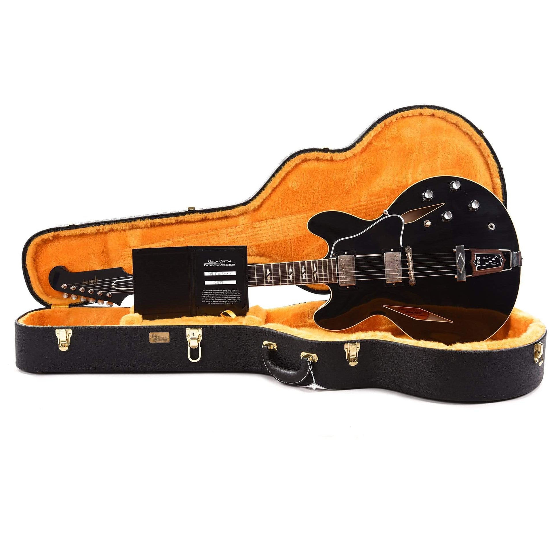 Gibson Custom Shop 1964 Trini Lopez Standard Reissue Ebony VOS Electric Guitars / Hollow Body