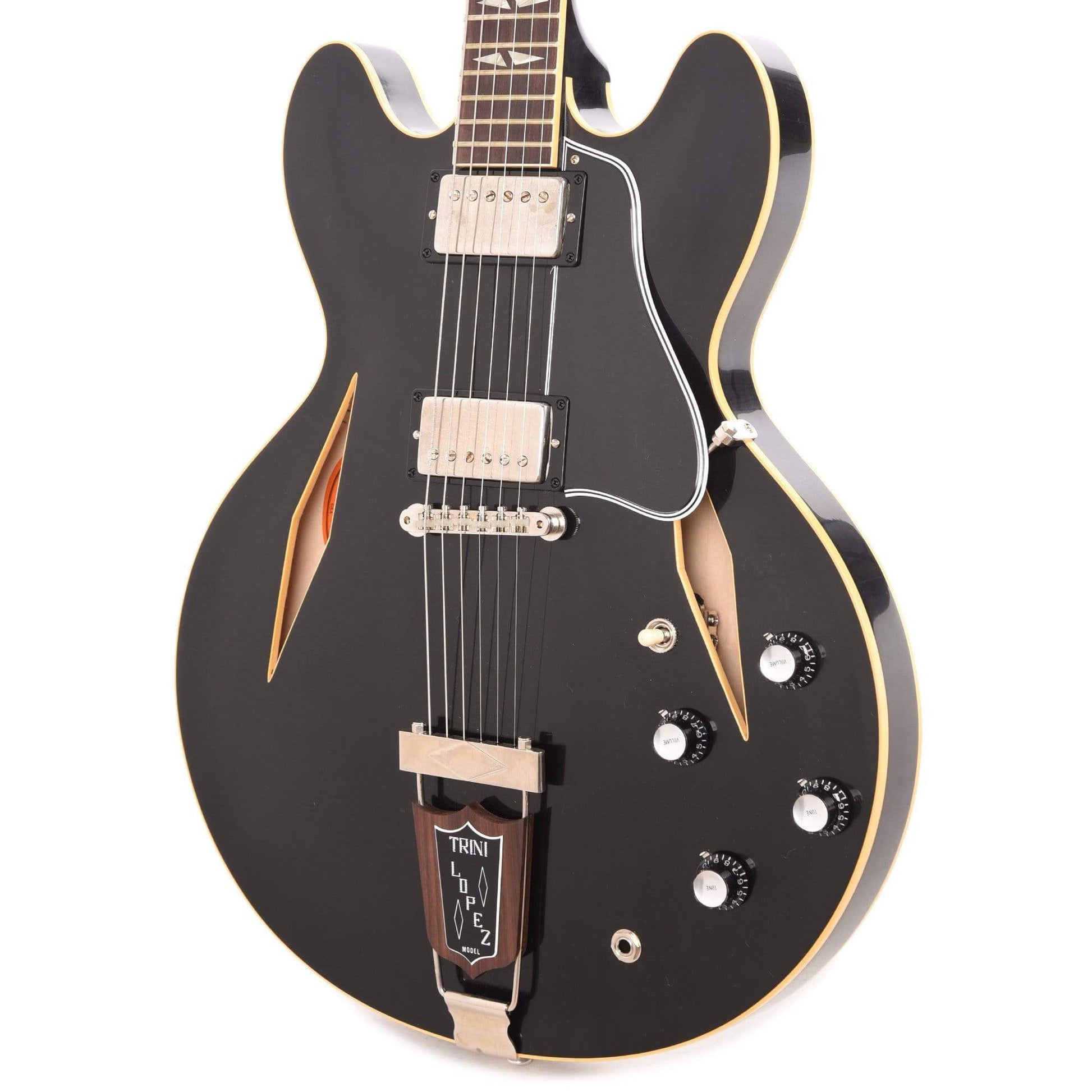 Gibson Custom Shop 1964 Trini Lopez Standard Reissue Ebony VOS Electric Guitars / Hollow Body