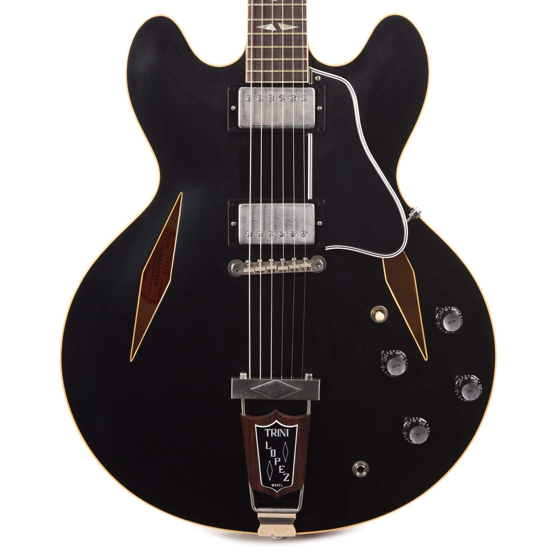 Gibson Custom Shop 1964 Trini Lopez Standard Reissue Ebony VOS Electric Guitars / Hollow Body