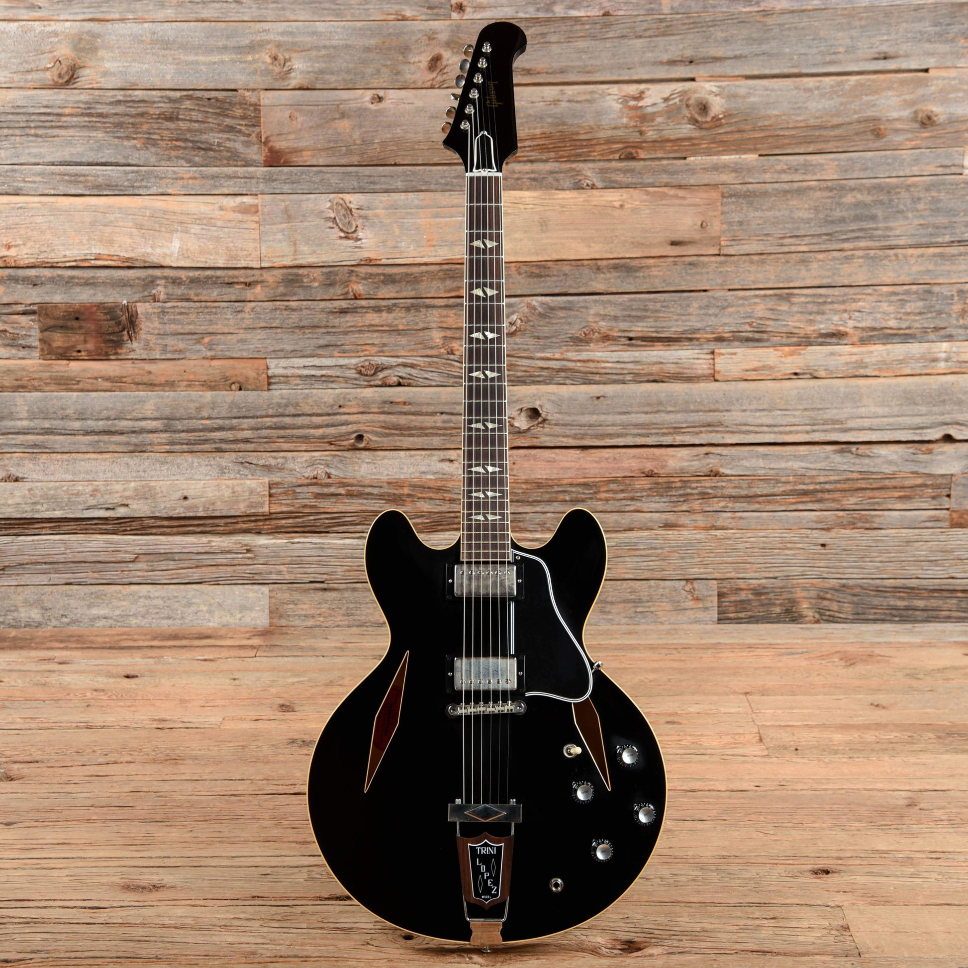 Gibson Custom Shop 1964 Trini Lopez Standard Reissue Ebony VOS Electric Guitars / Solid Body