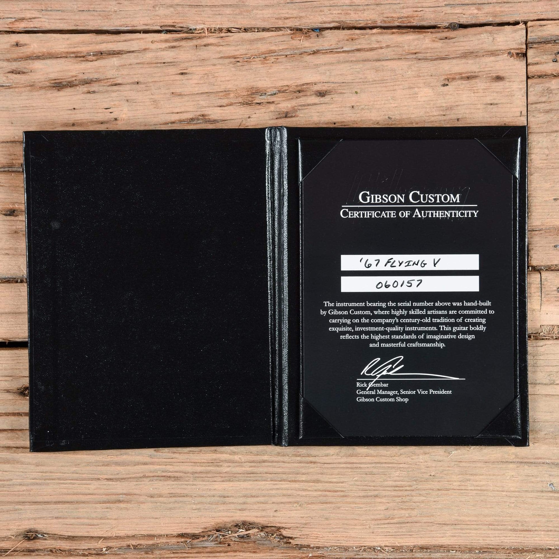 Gibson Custom Shop 1967 Flying V Reissue Tobacco Sunburst 2016 Electric Guitars / Solid Body