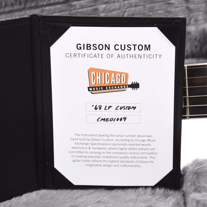 Gibson Custom Shop 1968 Les Paul Custom "CME Spec" Ebony VOS Electric Guitars / Solid Body