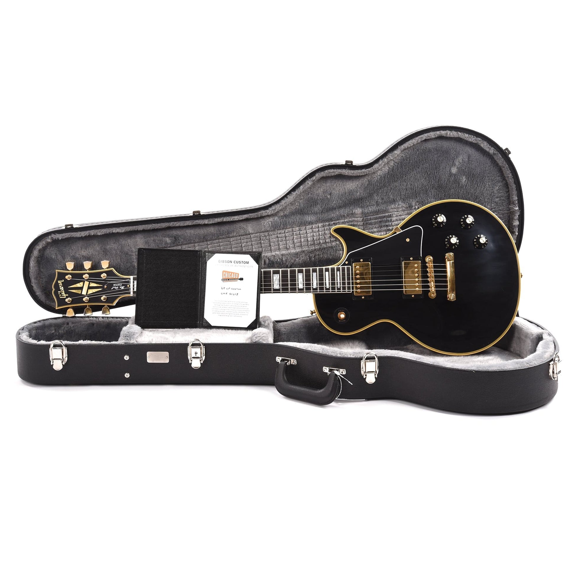 Gibson Custom Shop 1968 Les Paul Custom "CME Spec" Ebony VOS Electric Guitars / Solid Body