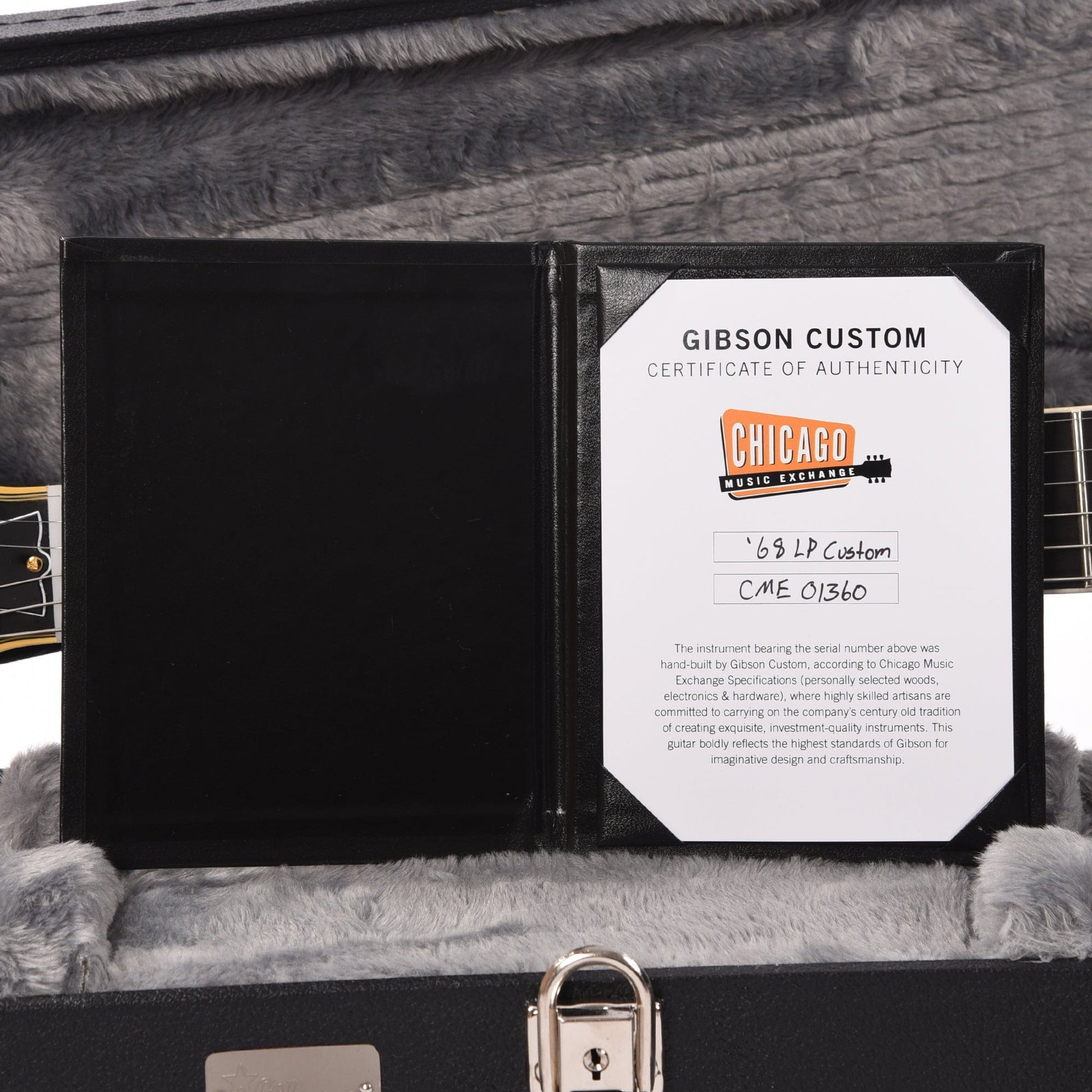 Gibson Custom Shop 1968 Les Paul Custom "CME Spec" Ebony VOS Electric Guitars / Solid Body