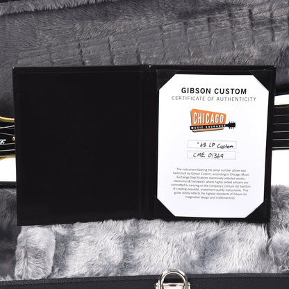 Gibson Custom Shop 1968 Les Paul Custom "CME Spec" Ebony VOS Electric Guitars / Solid Body