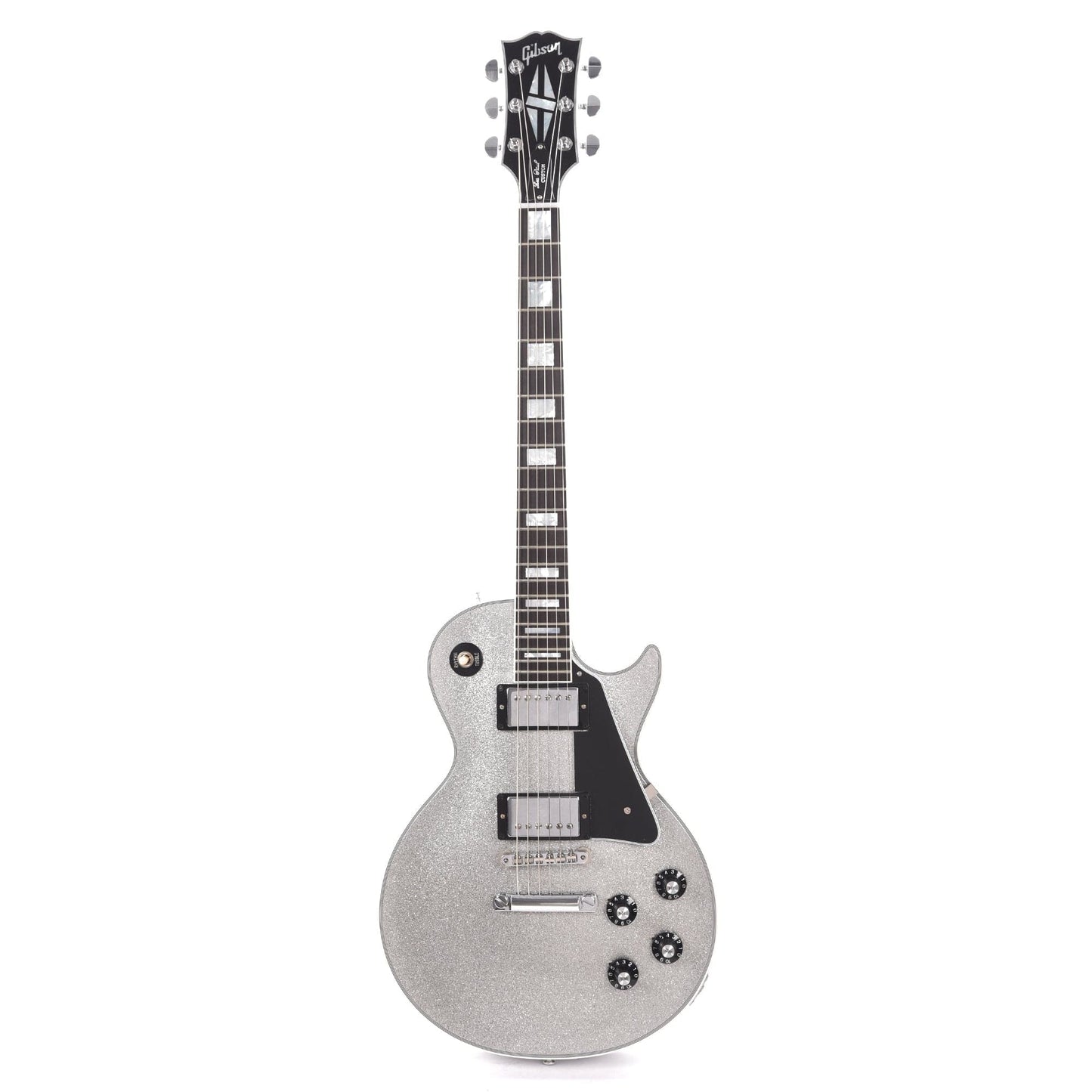 Gibson Custom Shop 1968 Les Paul Custom "CME Spec" VOS Antique Silver Sparkle Electric Guitars / Solid Body