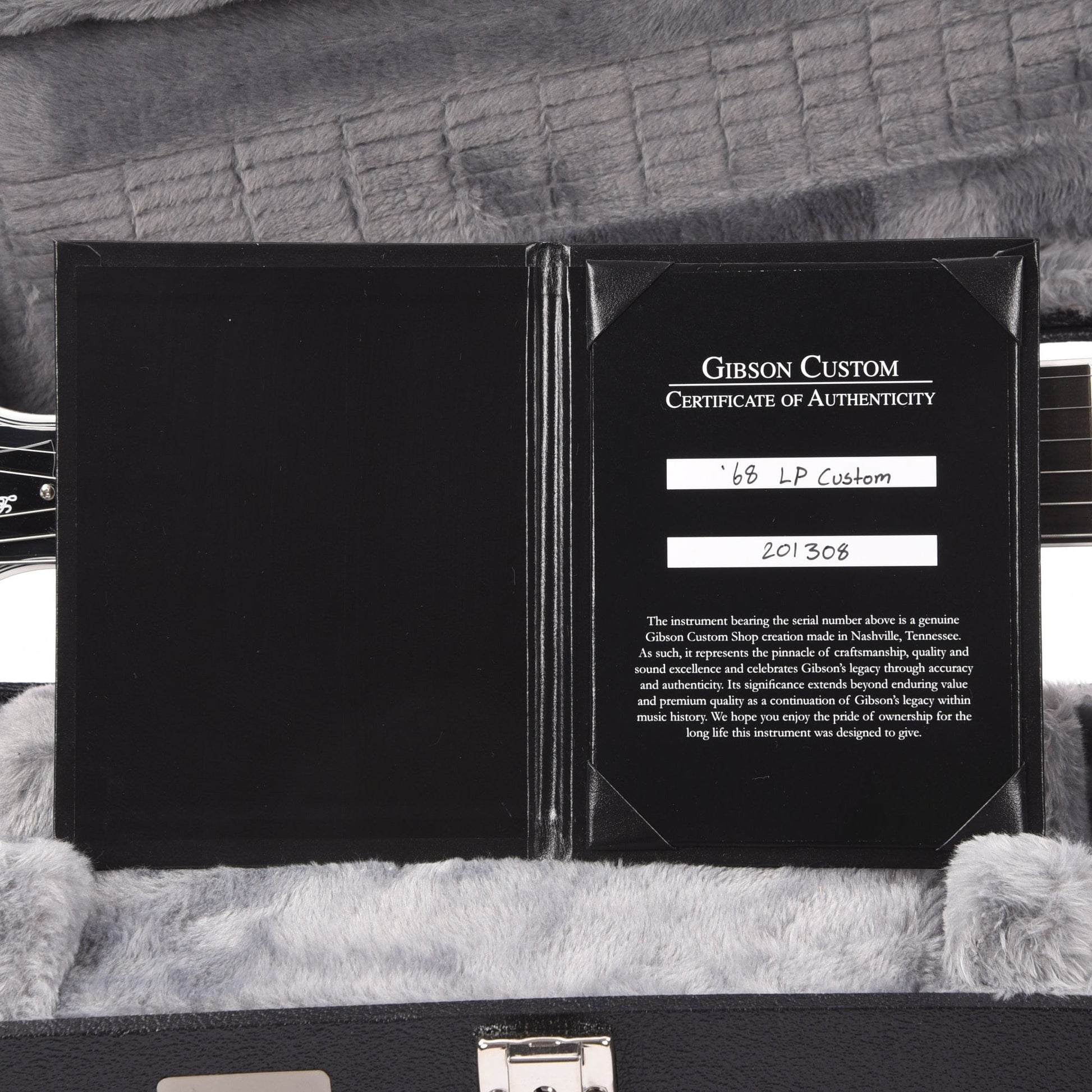 Gibson Custom Shop 1968 Les Paul Custom "CME Spec" VOS Antique Silver Sparkle Electric Guitars / Solid Body