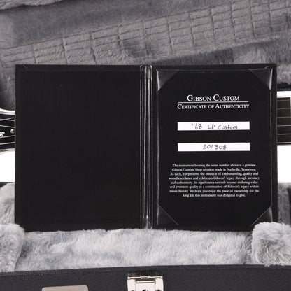 Gibson Custom Shop 1968 Les Paul Custom "CME Spec" VOS Antique Silver Sparkle Electric Guitars / Solid Body