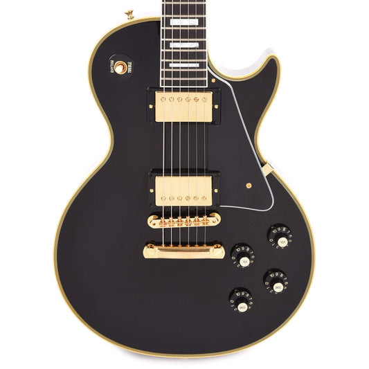 Gibson Custom Shop 1968 Les Paul Custom Reissue Ebony Gloss Electric Guitars / Solid Body