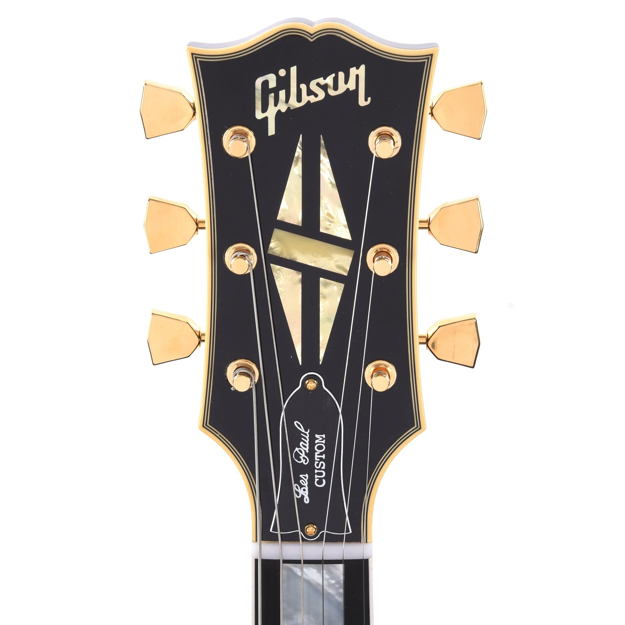 Gibson Custom Shop 1968 Les Paul Custom Reissue Ebony Gloss Electric Guitars / Solid Body