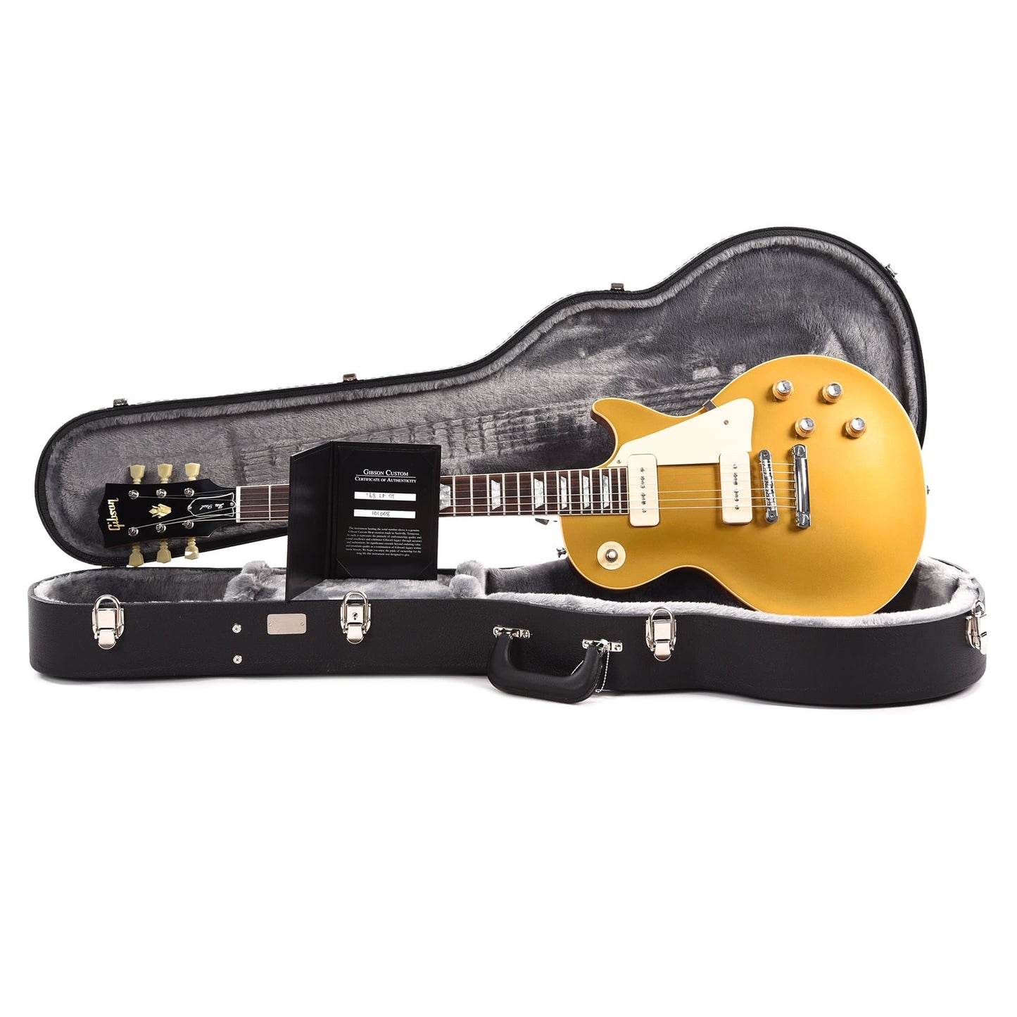 Gibson Custom Shop 1968 Les Paul Standard Goldtop Reissue Sixties Gold Gloss Electric Guitars / Solid Body