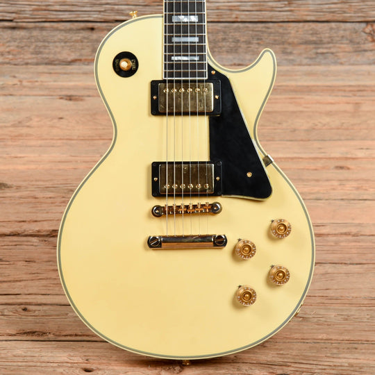 Gibson Custom Shop 1974 Les Paul Custom Alpine White VOS Electric Guitars / Solid Body