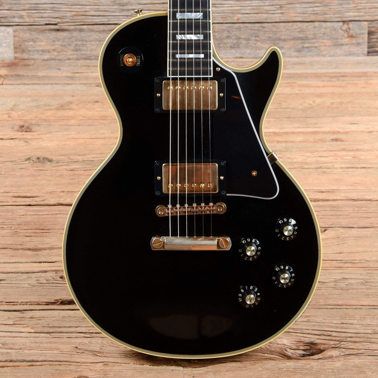 Gibson Custom Shop 50th Anniversary 1968 Les Paul Custom Black 2018 Electric Guitars / Solid Body