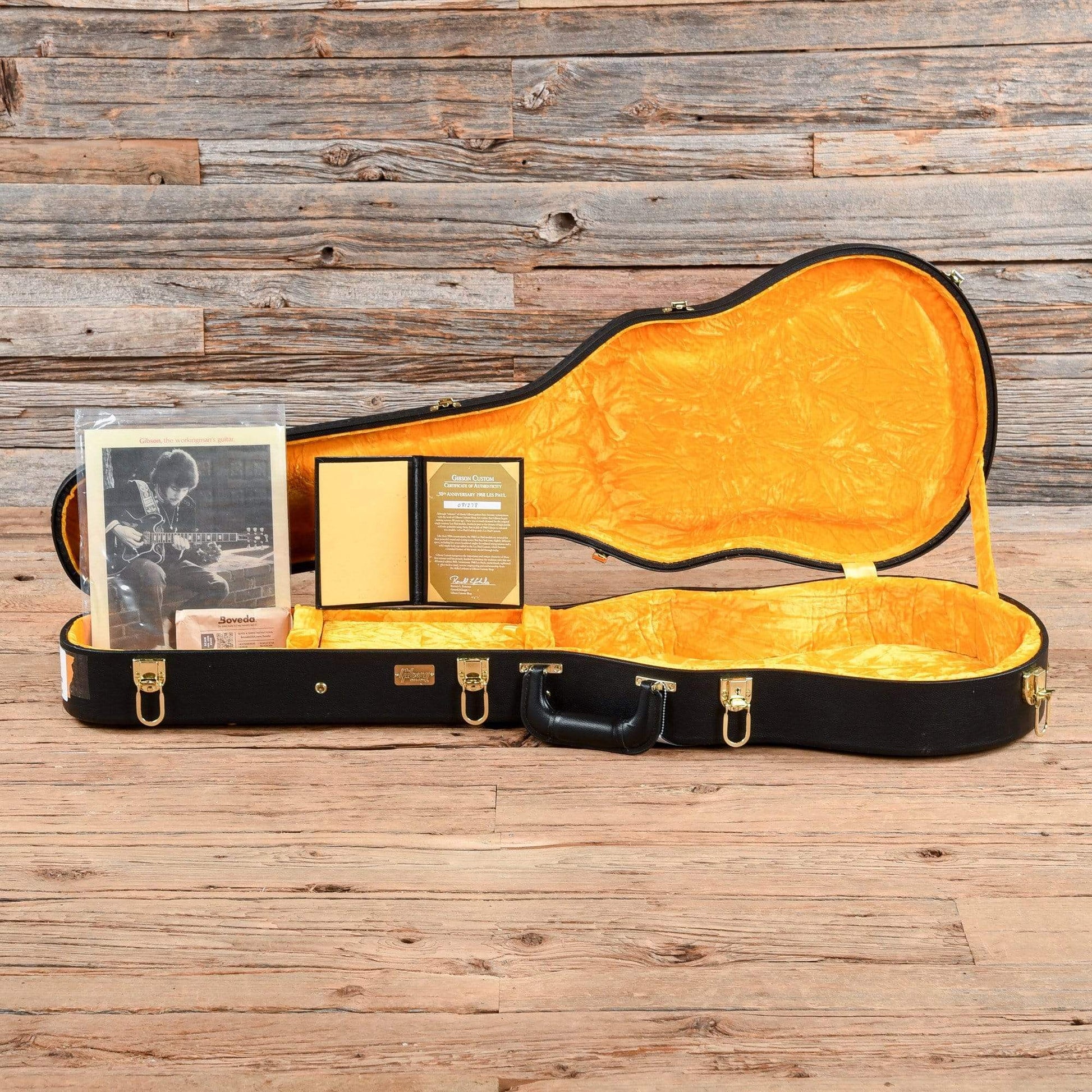 Gibson Custom Shop 50th Anniversary 1968 Les Paul Custom Black 2018 Electric Guitars / Solid Body