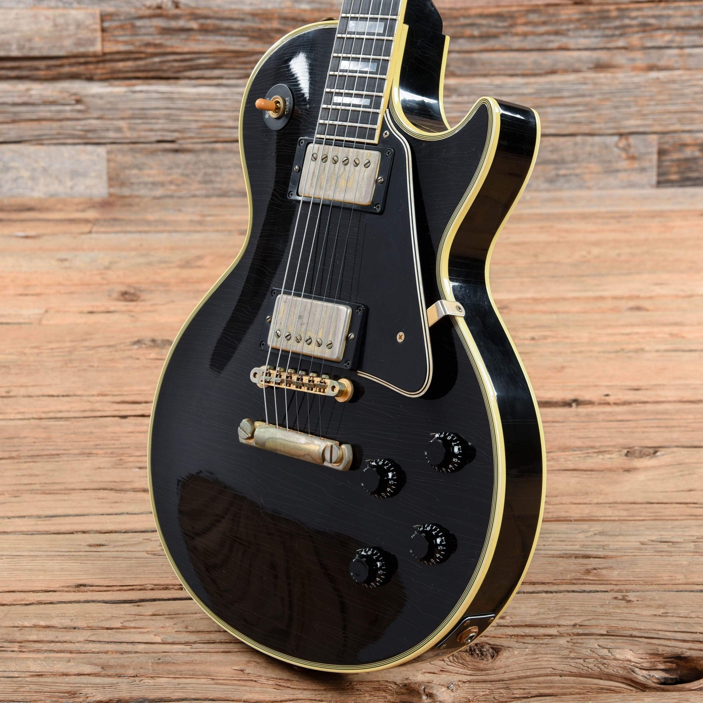 Gibson Custom Shop '57 Les Paul Custom Tom Murphy Aged Black 2002 Electric Guitars / Solid Body