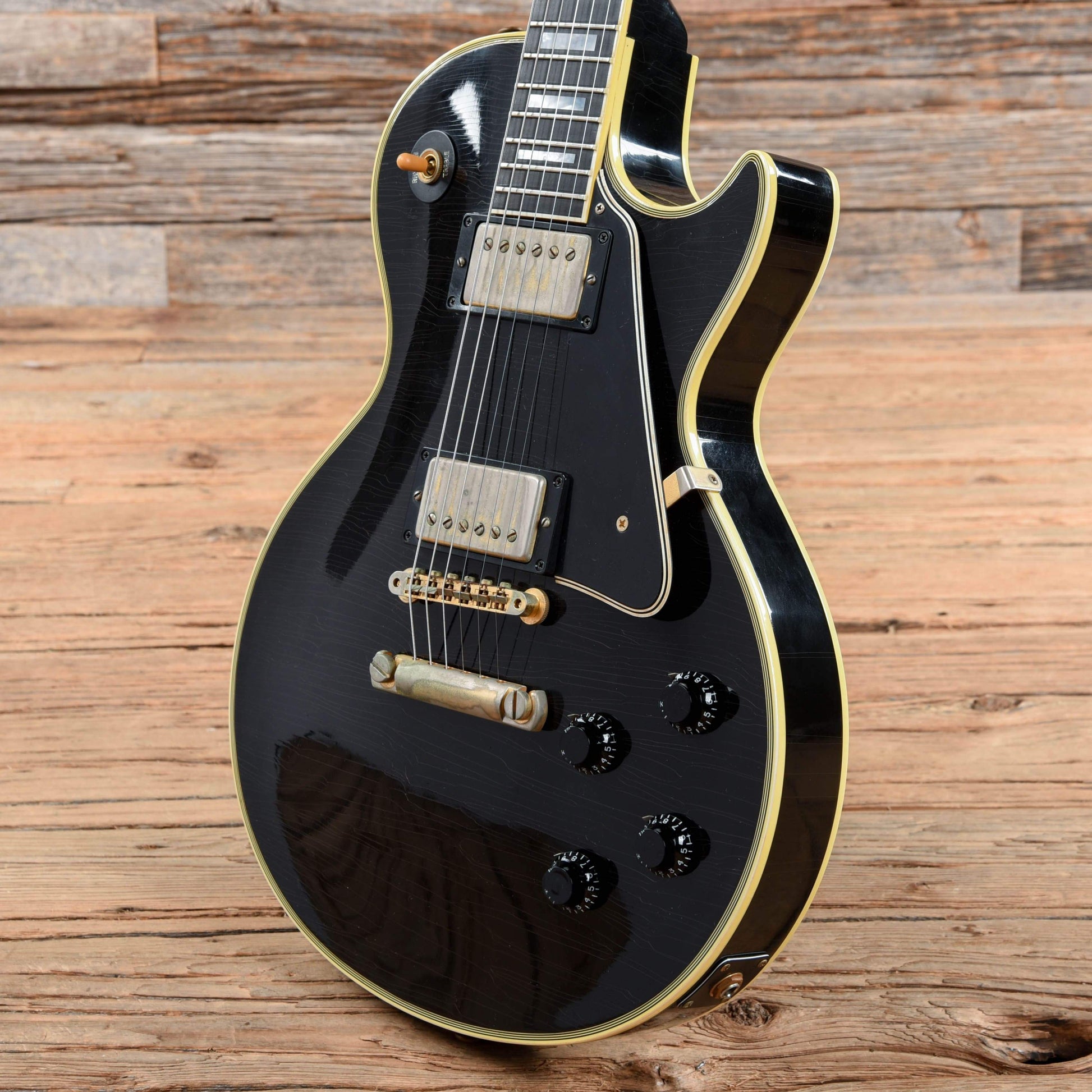 Gibson Custom Shop '57 Les Paul Custom Tom Murphy Aged Black 2002 Electric Guitars / Solid Body