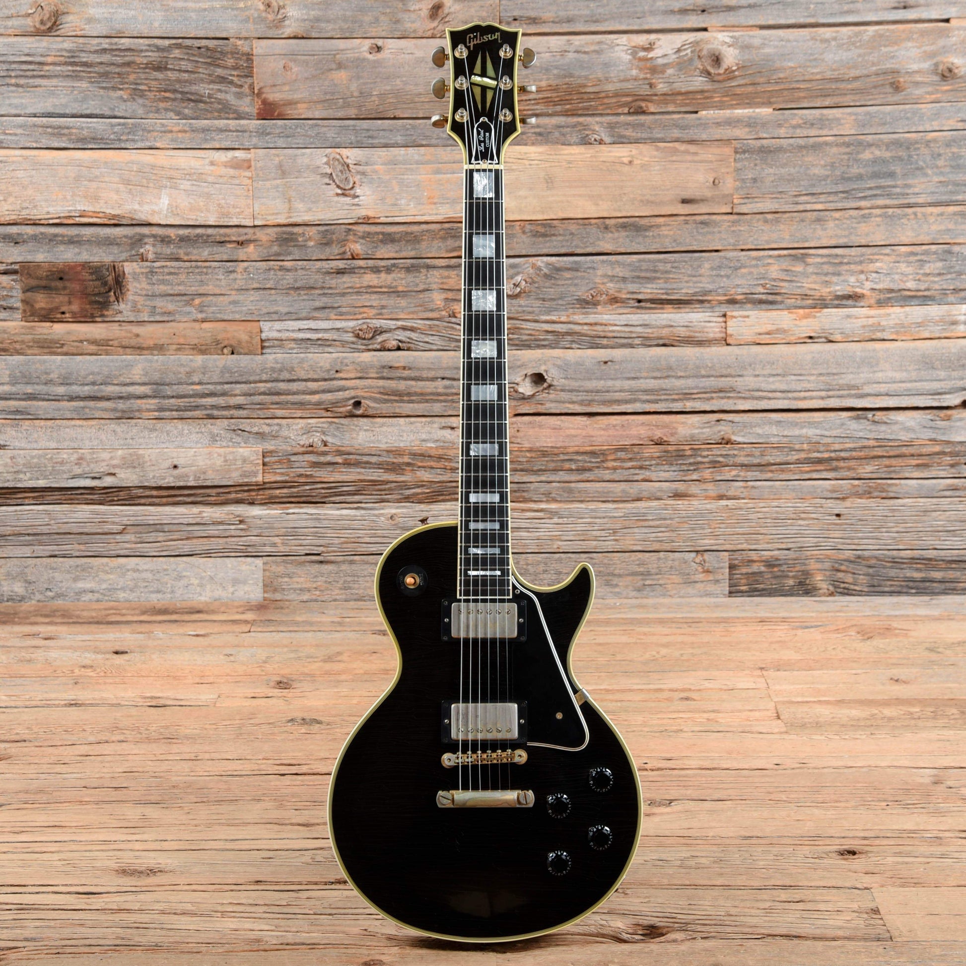 Gibson Custom Shop '57 Les Paul Custom Tom Murphy Aged Black 2002 Electric Guitars / Solid Body