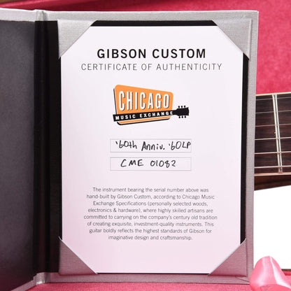 Gibson Custom Shop 60th Anniversary 1960 Les Paul Standard "CME Spec" Orange Lemon Fade VOS w/60 V2 Neck Electric Guitars / Solid Body