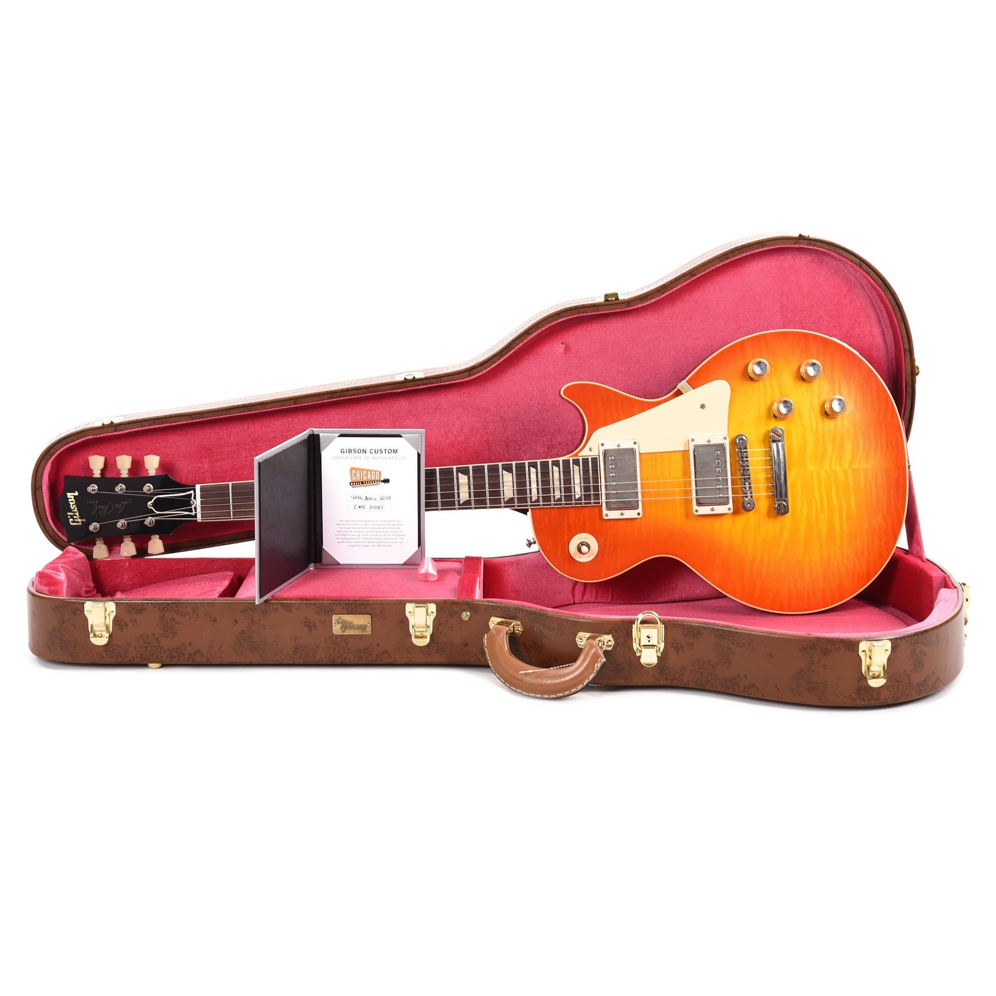 Gibson Custom Shop 60th Anniversary 1960 Les Paul Standard "CME Spec" Orange Lemon Fade VOS w/60 V2 Neck Electric Guitars / Solid Body