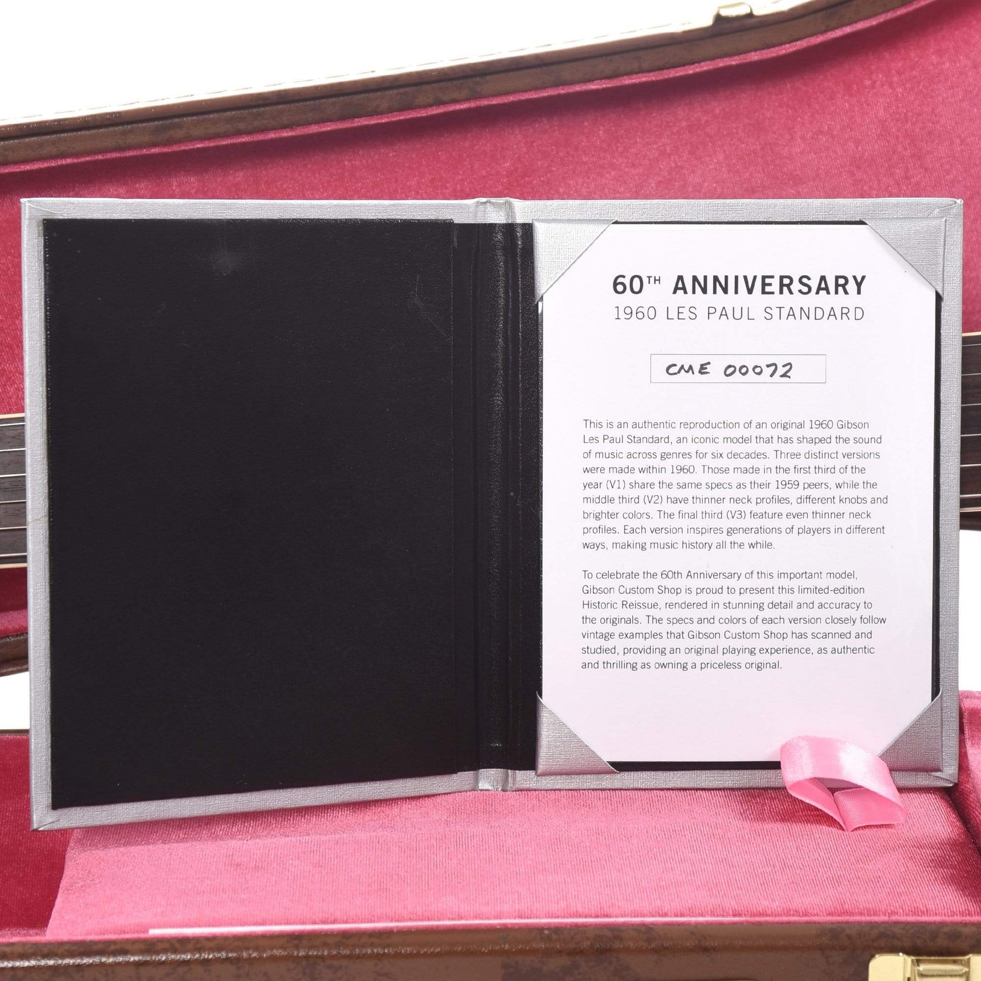 Gibson Custom Shop 60th Anniversary 1960 Les Paul Standard "CME Spec" Tomato Soup Burst VOS w/60 V3 Neck Electric Guitars / Solid Body