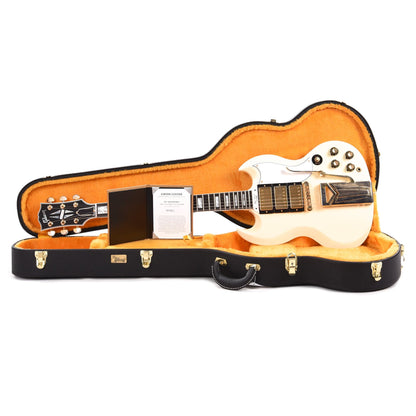 Gibson Custom Shop 60th Anniversary 1961 SG Les Paul Custom Classic White VOS w/Sideway Vibrola Electric Guitars / Solid Body