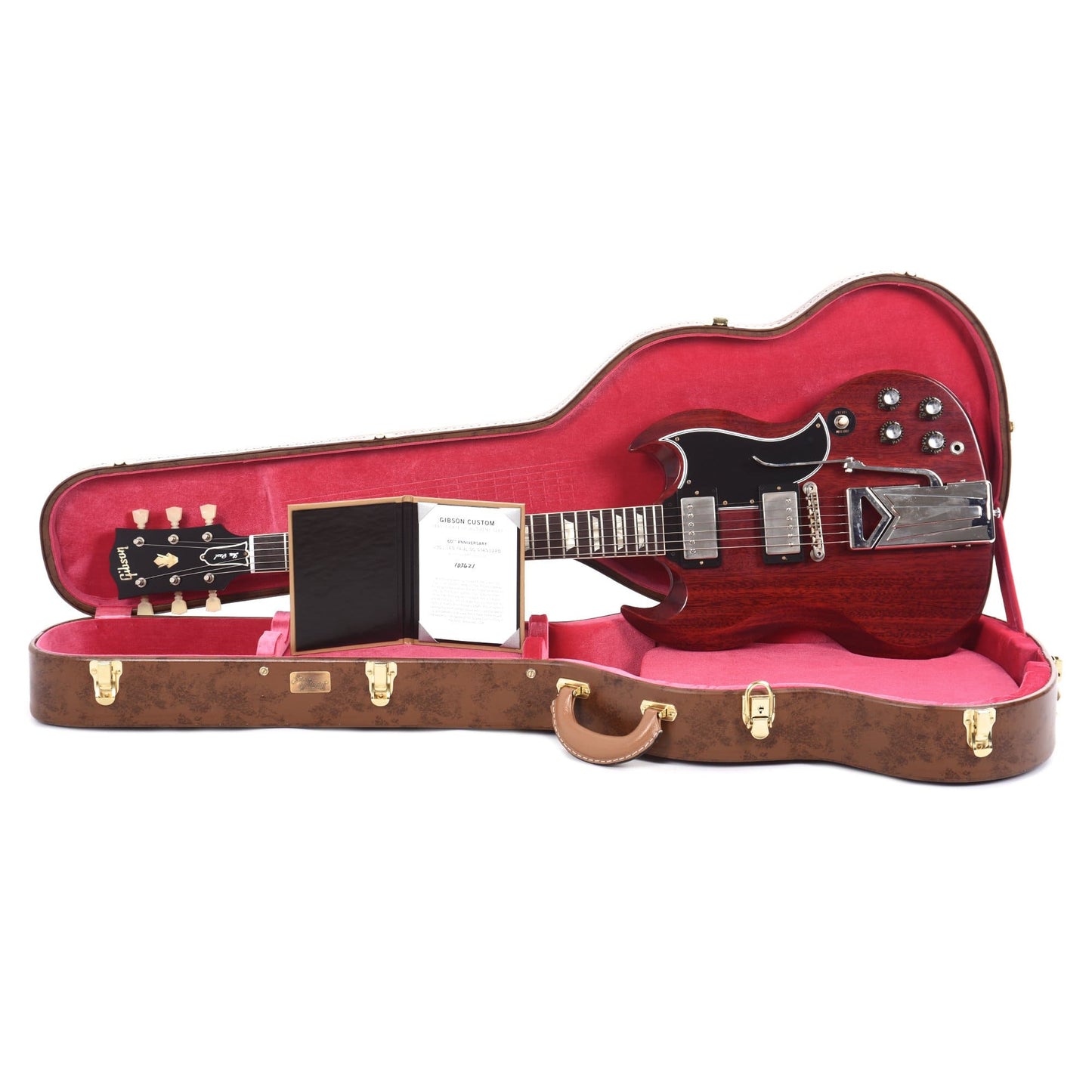 Gibson Custom Shop 60th Anniversary 1961 SG Les Paul Standard Cherry Red VOS w/Sideway Vibrola Electric Guitars / Solid Body