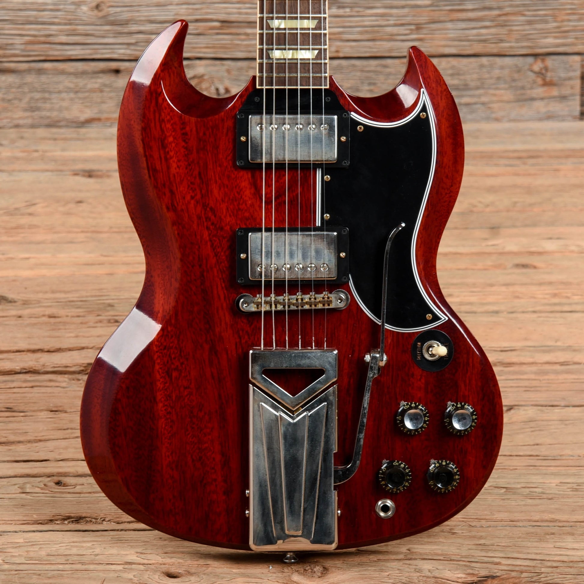 Gibson Custom Shop 60th Anniversary 1961 SG Les Paul Standard Cherry Red VOS w/Sideway Vibrola Electric Guitars / Solid Body