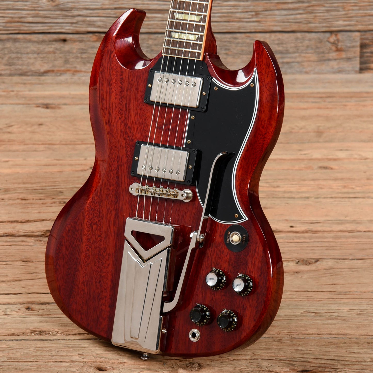 Gibson Custom Shop 60th Anniversary 1961 SG Les Paul Standard Cherry Red VOS w/Sideway Vibrola Electric Guitars / Solid Body