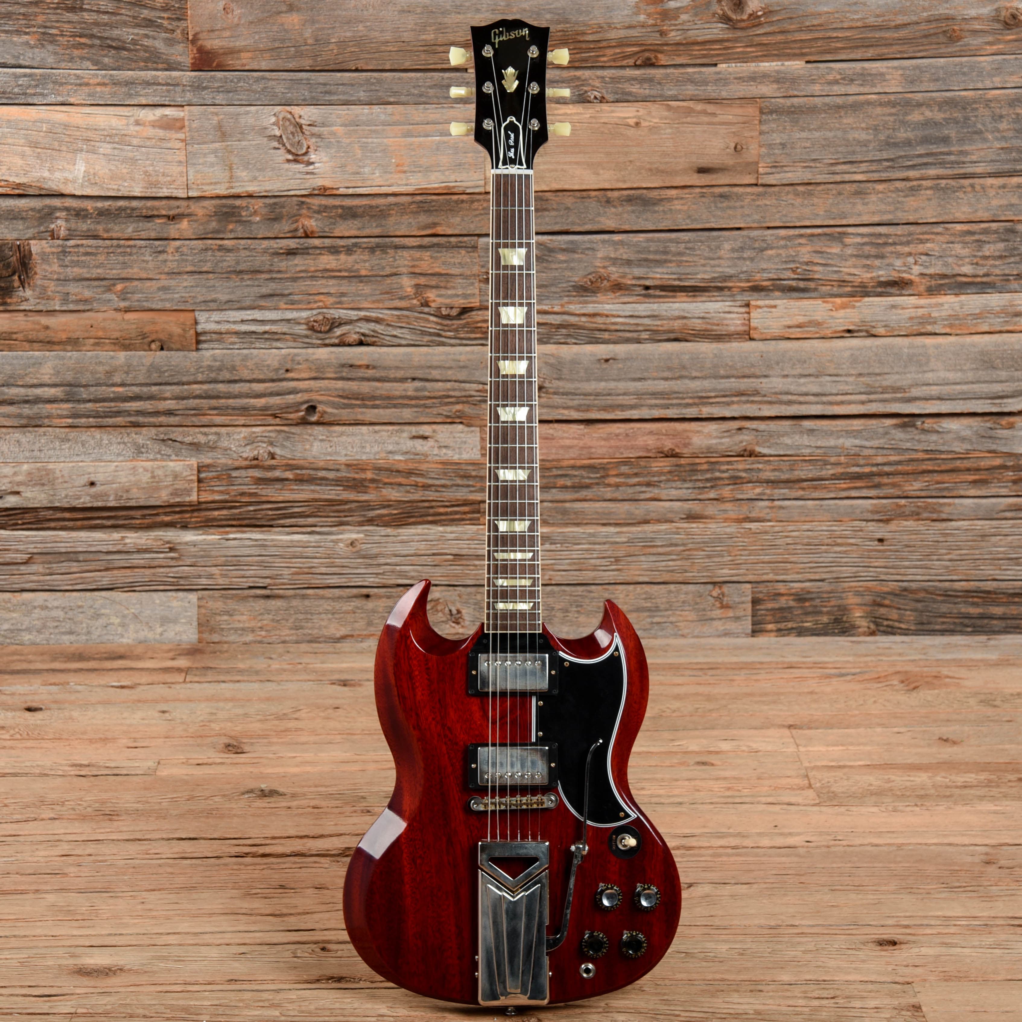 Gibson Custom Shop 60th Anniversary 1961 SG Les Paul Standard Cherry Red VOS w/Sideway Vibrola Electric Guitars / Solid Body