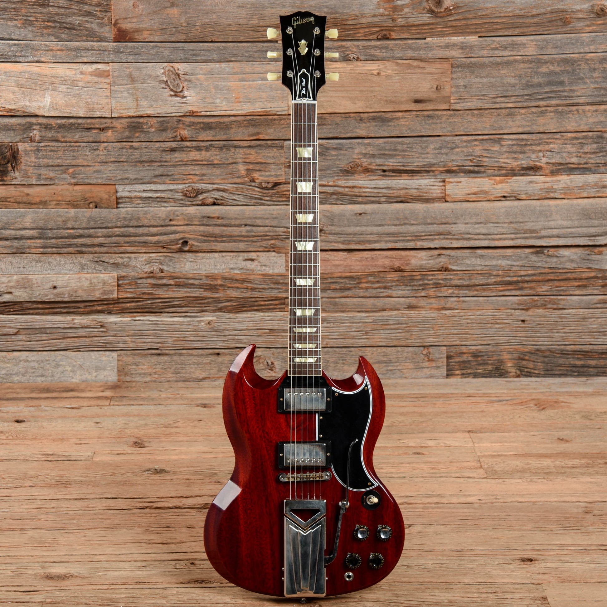 Gibson Custom Shop 60th Anniversary 1961 SG Les Paul Standard Cherry Red VOS w/Sideway Vibrola Electric Guitars / Solid Body